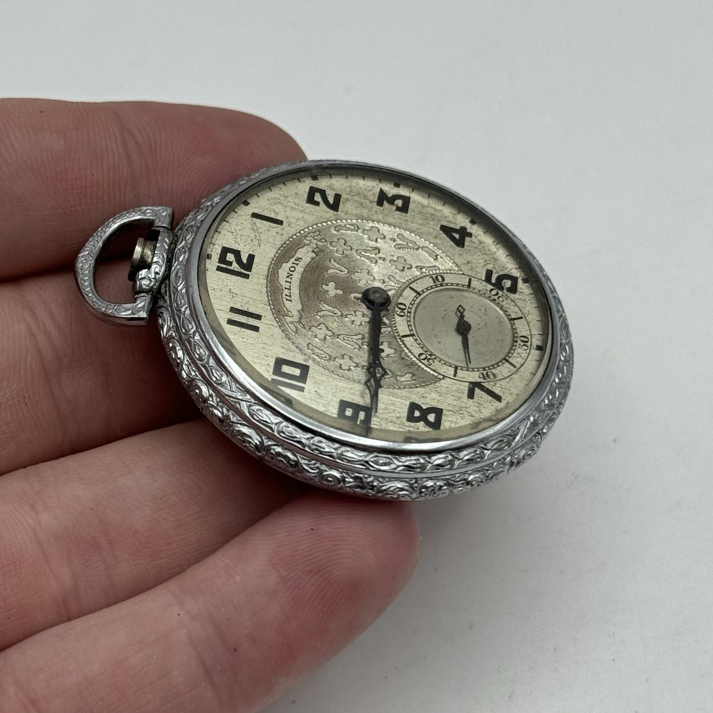 12S Illinois The Master Double Roller Grade 405 Model 3 Pocket Watch TO RESTORE