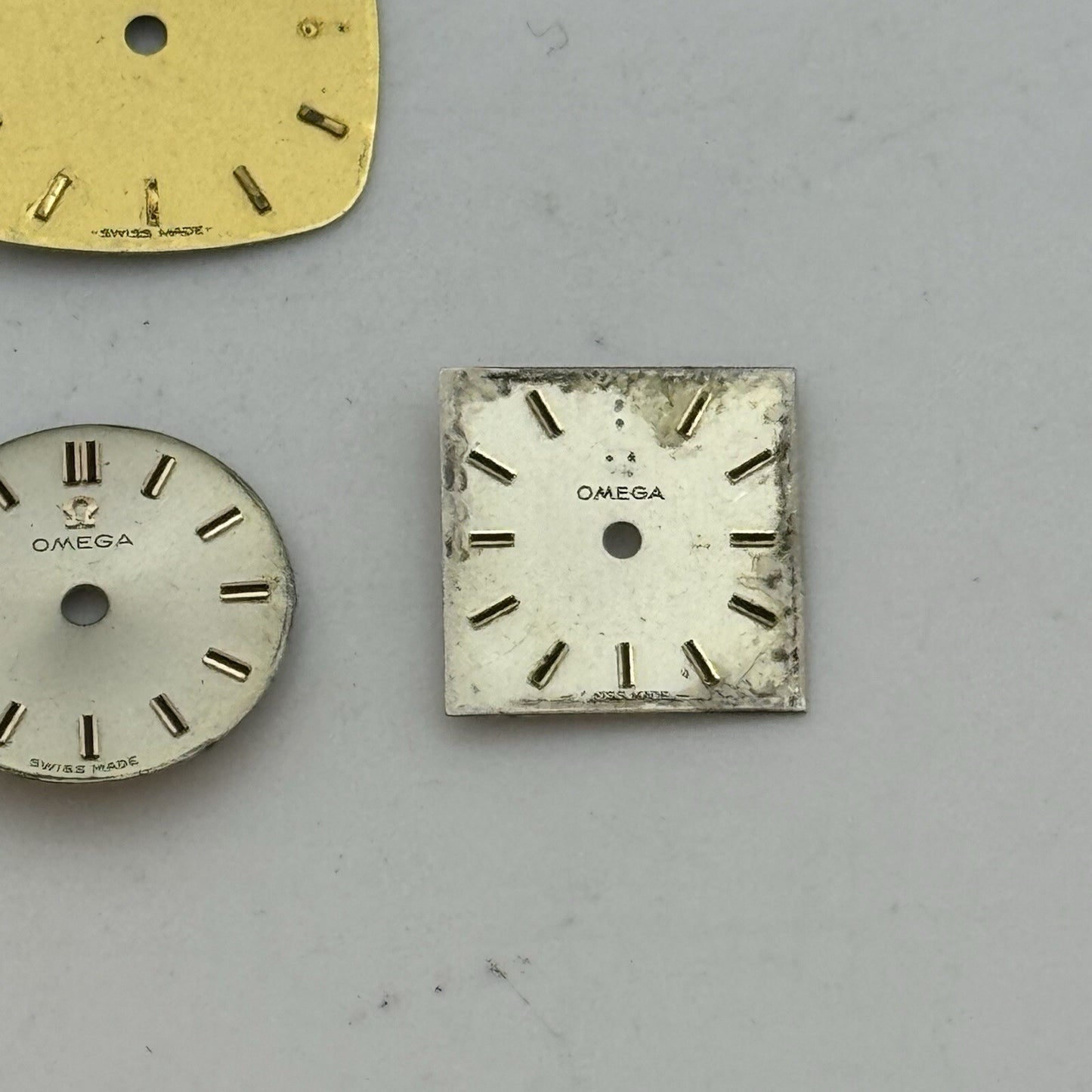 5 x Vintage Ladies Omega Swiss Made Wristwatches Gold & Silver Tone Spares Parts