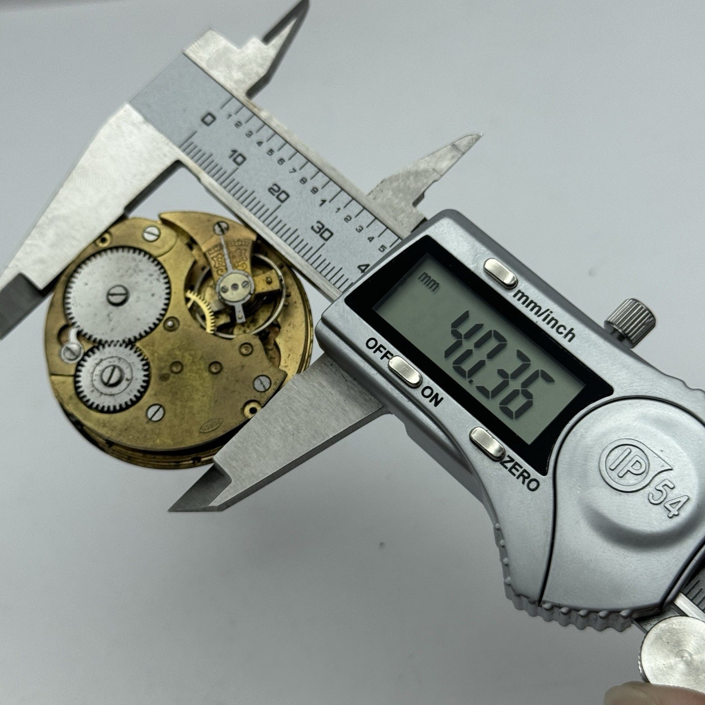 42.8mm Buren Sub Seconds Vintage Pocket Watch Movement And Dial PARTS SPARES