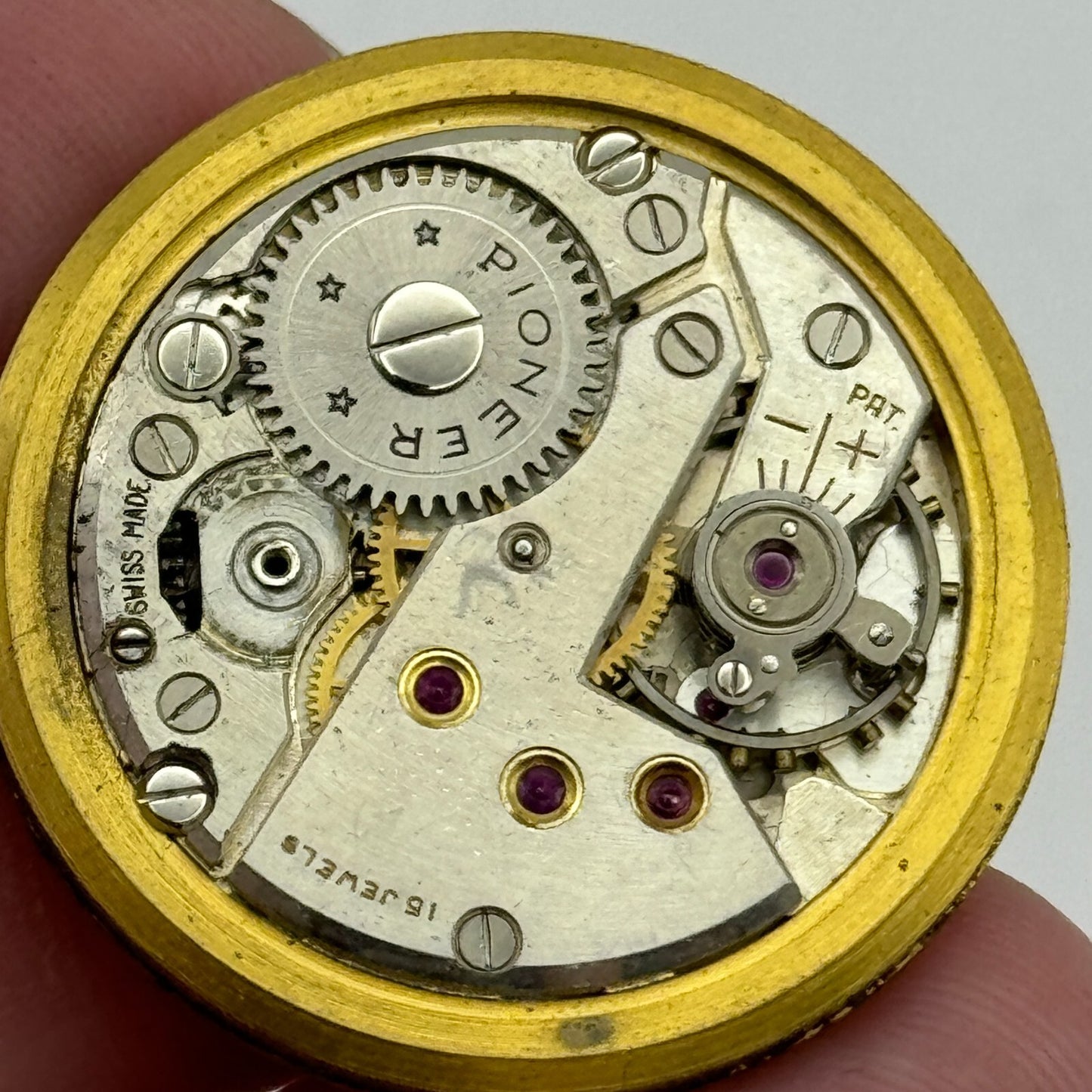 28.6mm Pioneer FHF Cal 70 Balance Ok Watch Movement Swiss Vintage PARTS SPARES
