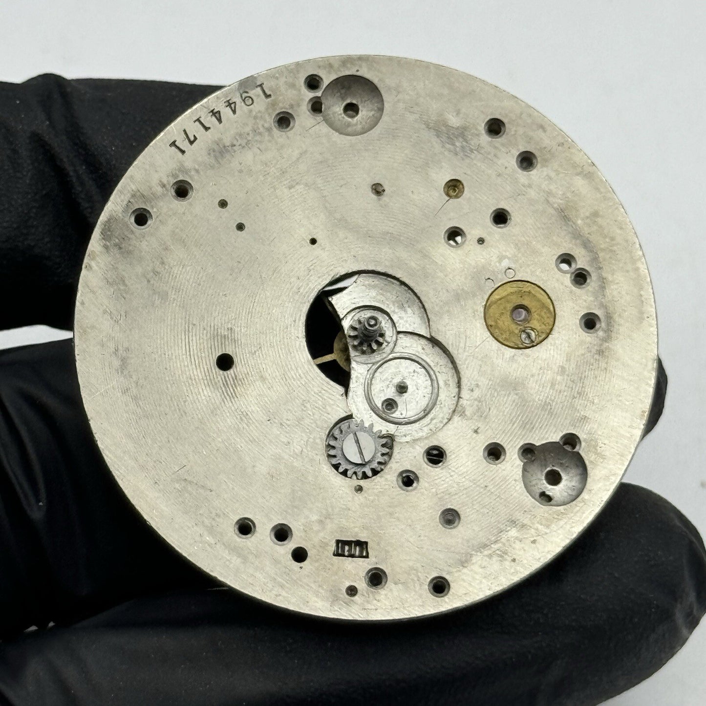 43.1mm Manual Wind Lever Adjusted Partial Pocket Watch Movement FOR PARTS Repair