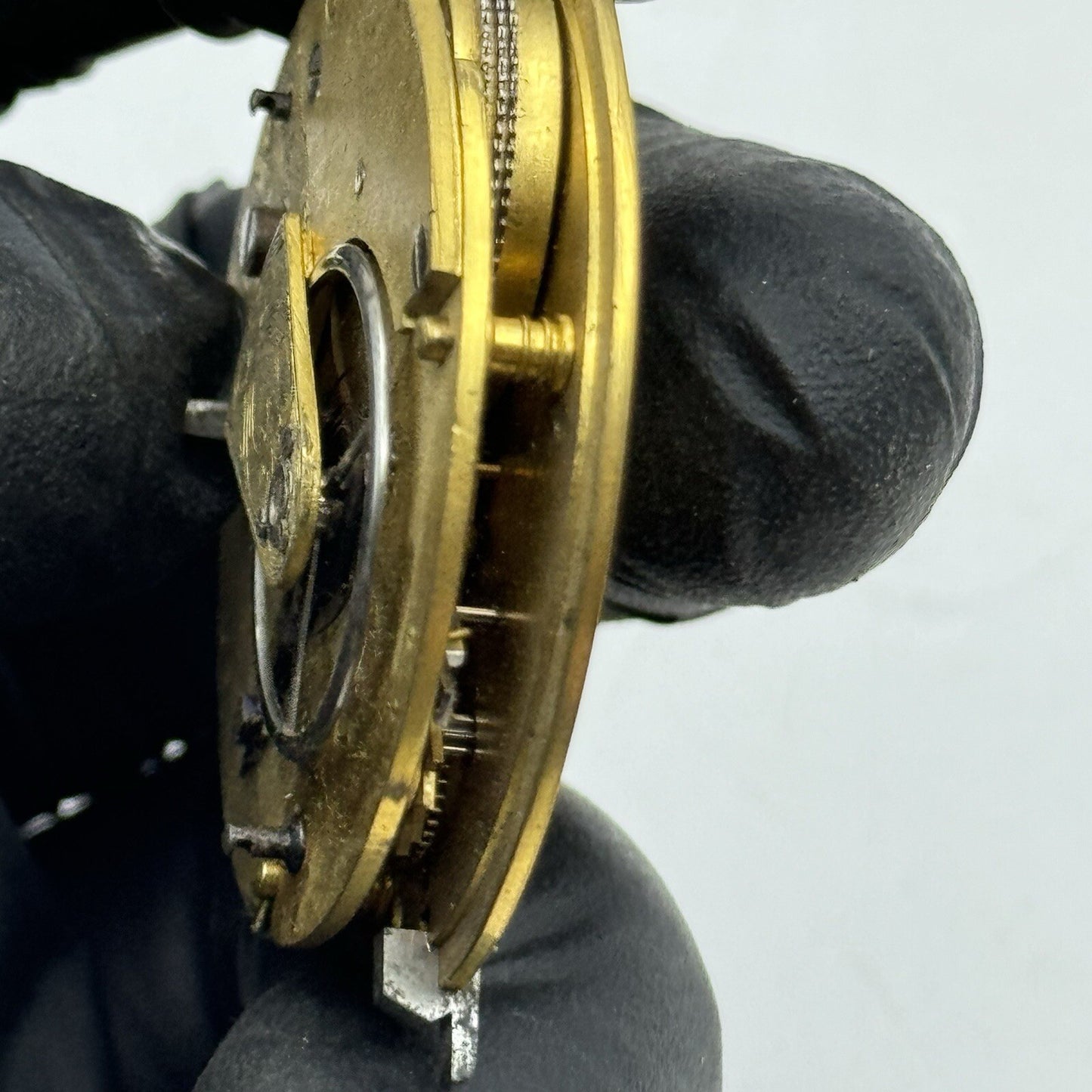 42.9mm Unidentified J.D 16 Fusee Pocket Watch Movement FOR PARTS Restoration
