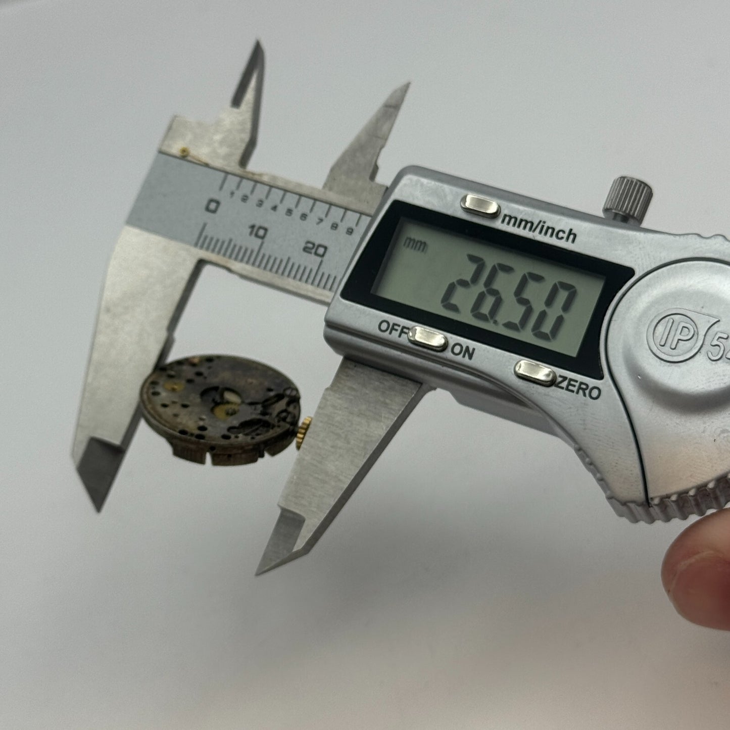 23.7mm AS A Schild 15 Jewels Trench Watch Movement Manual Wind Swiss PARTS SPARE