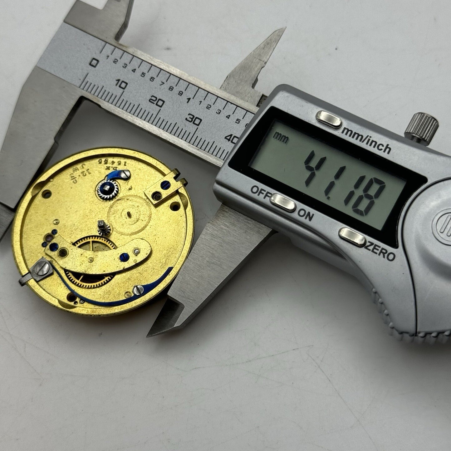 41.1mm Hamilton & Inches Fusee Pocket Watch Movement FOR PARTS Restore