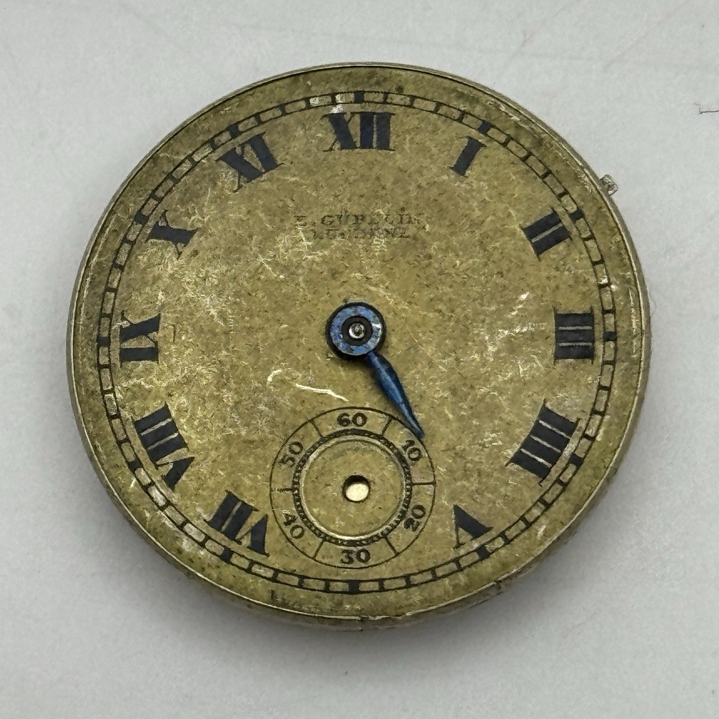23.2mm E Gubelin Lucerne High Grade Manual Wind Swiss Watch Movement FOR PARTS