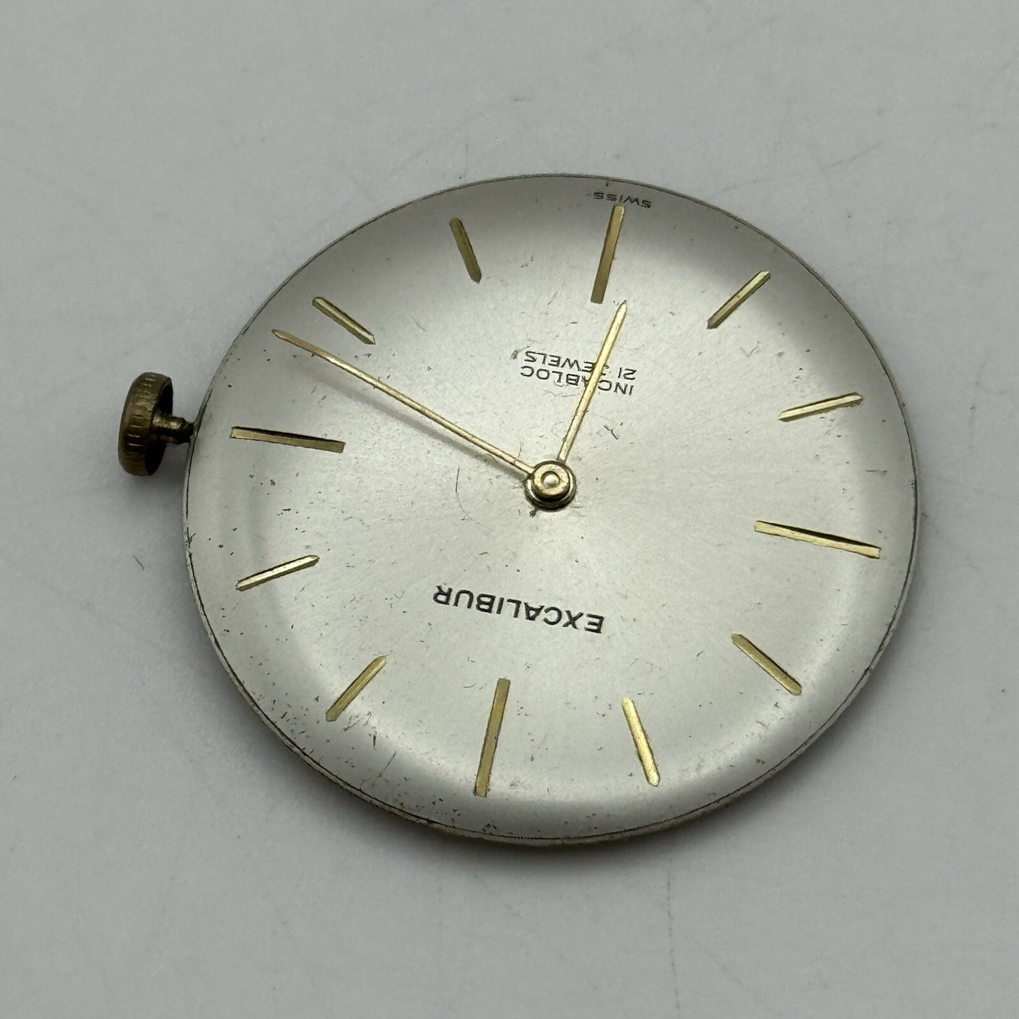 31.4mm Running Peseux Excalibur Good Balance Watch Movement Dial Hands