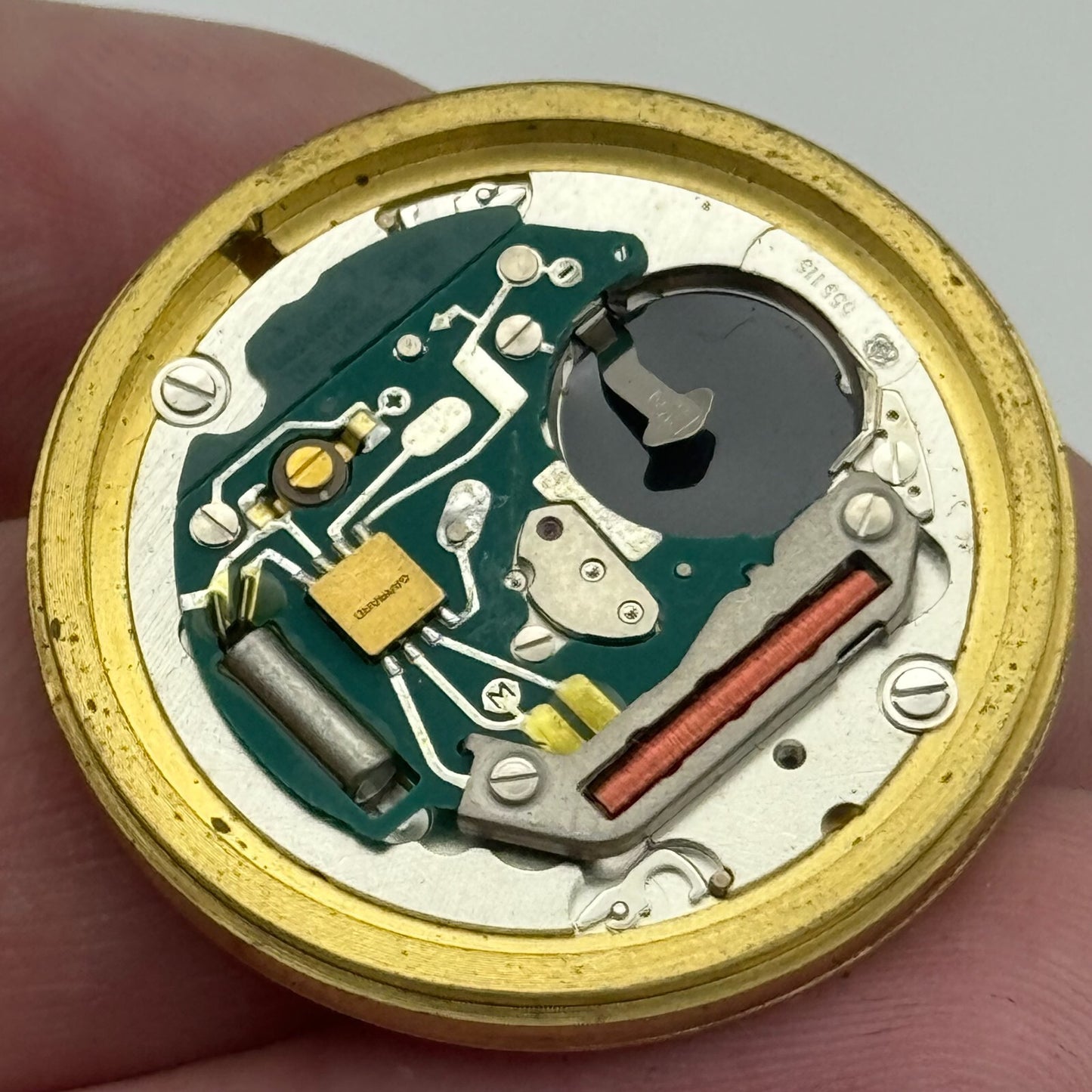 31.5mm Men’s Garrard ETA 555.115 Quartz Watch Movement Vintage UNTESTED PARTS