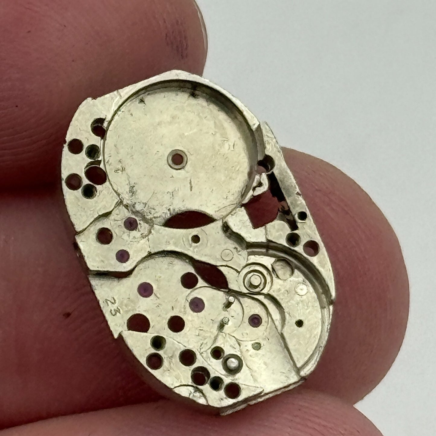 12.8mm Ladies FEF 270 Partial Manual Wind Watch Movement Swiss Vintage PARTS