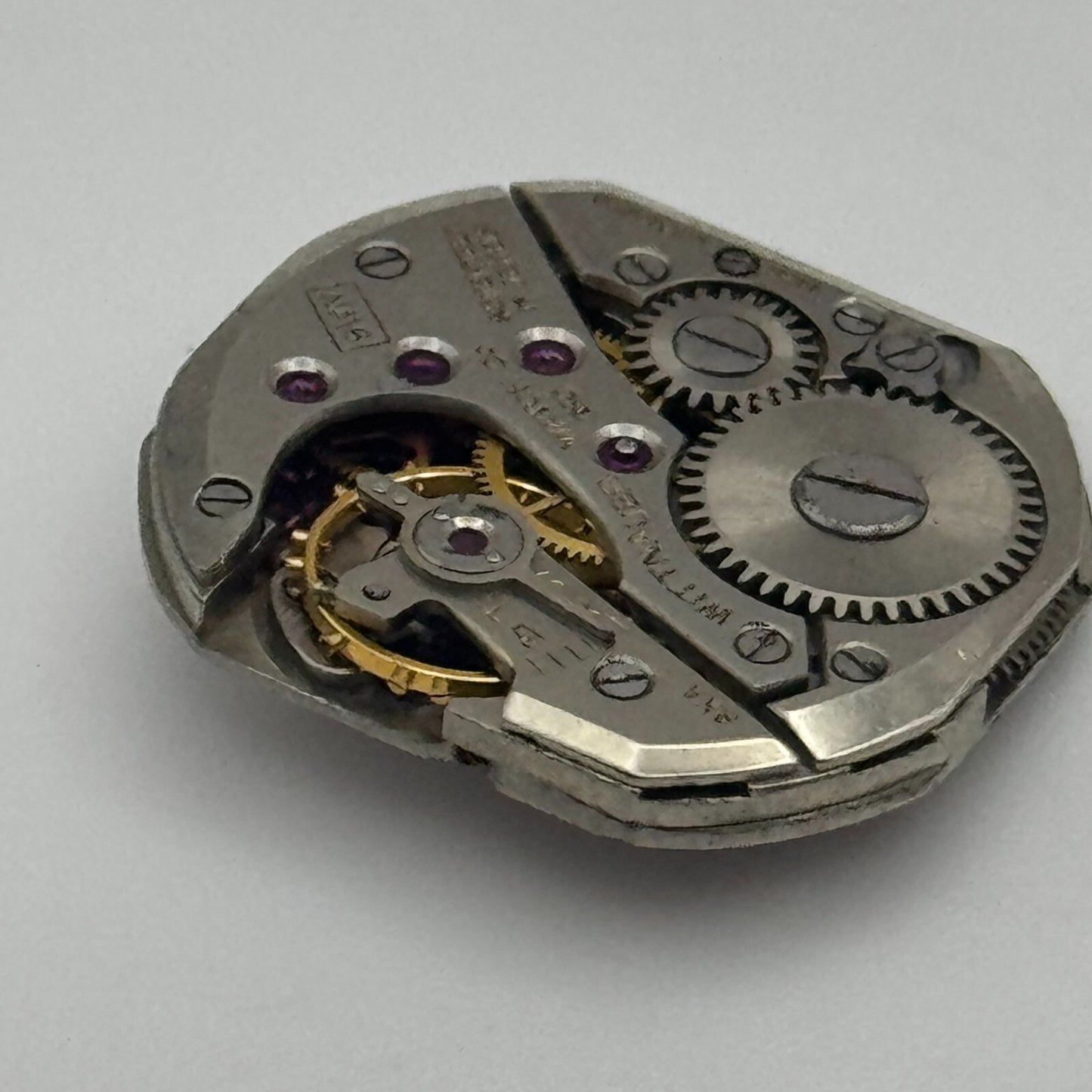 18.5mm Wittnauer 9WN Manual Wind 17 Jewels Swiss Watch Movement PARTS SPARES