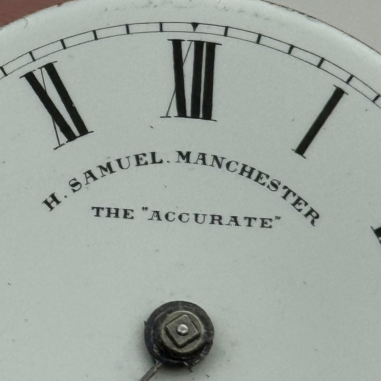 44.6mm Antique H Samuel Manchester The "Accurate" Pocket Watch Movement PARTS