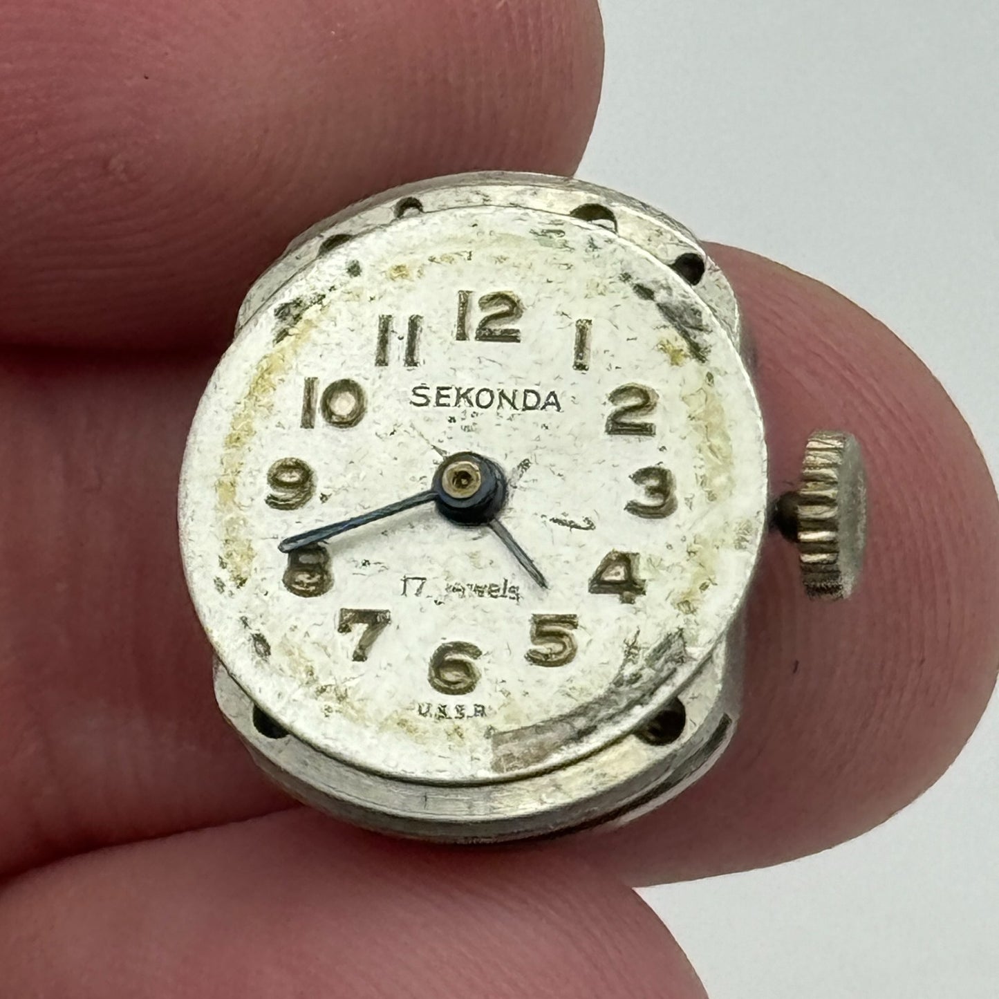 13.5mm Ladies Running Sekonda Slava Cal 1601 Vintage Soviet Watch Movement PARTS