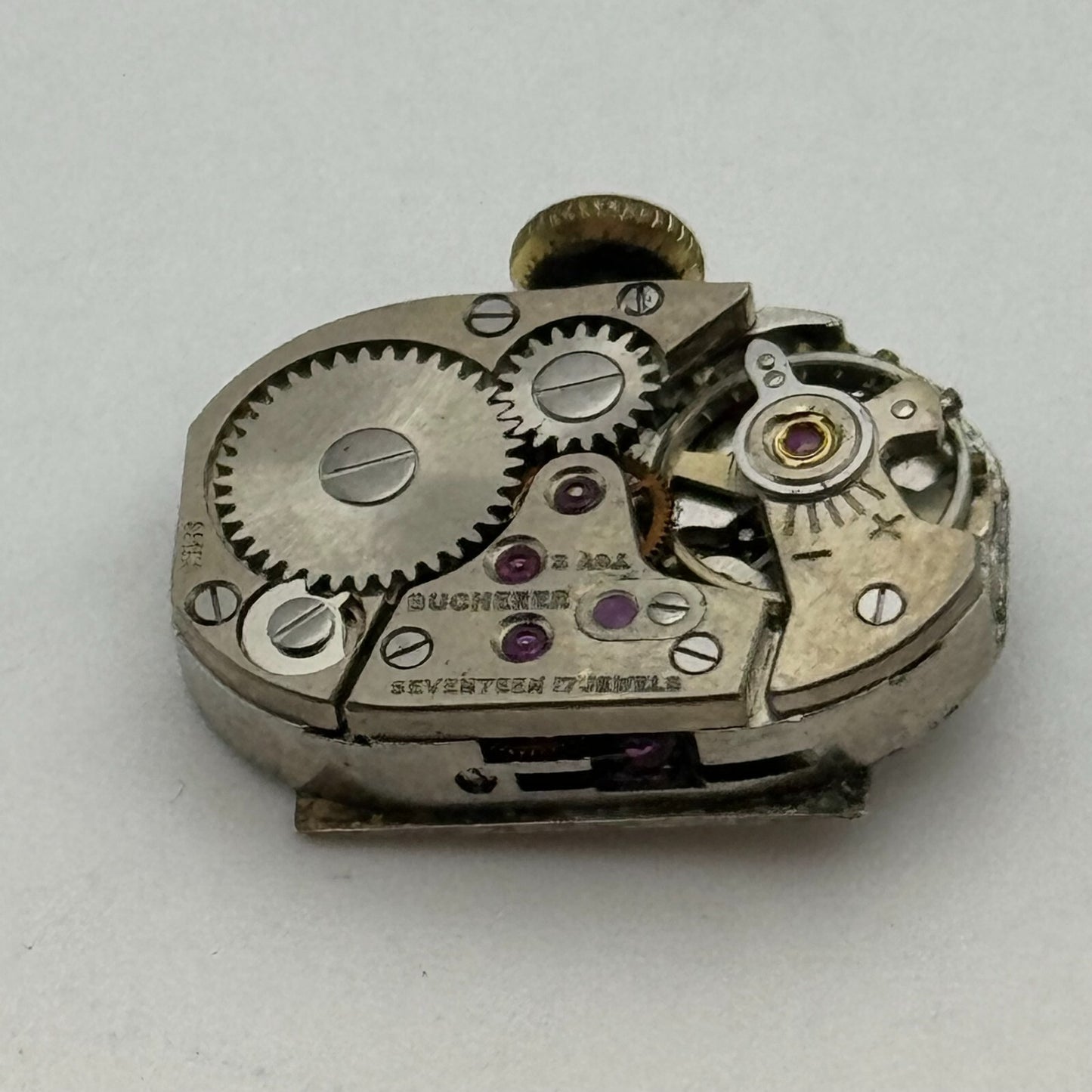 12.8mm Running Bucherer ETA 2355 Manual Wind Watch Movement PARTS REPAIR