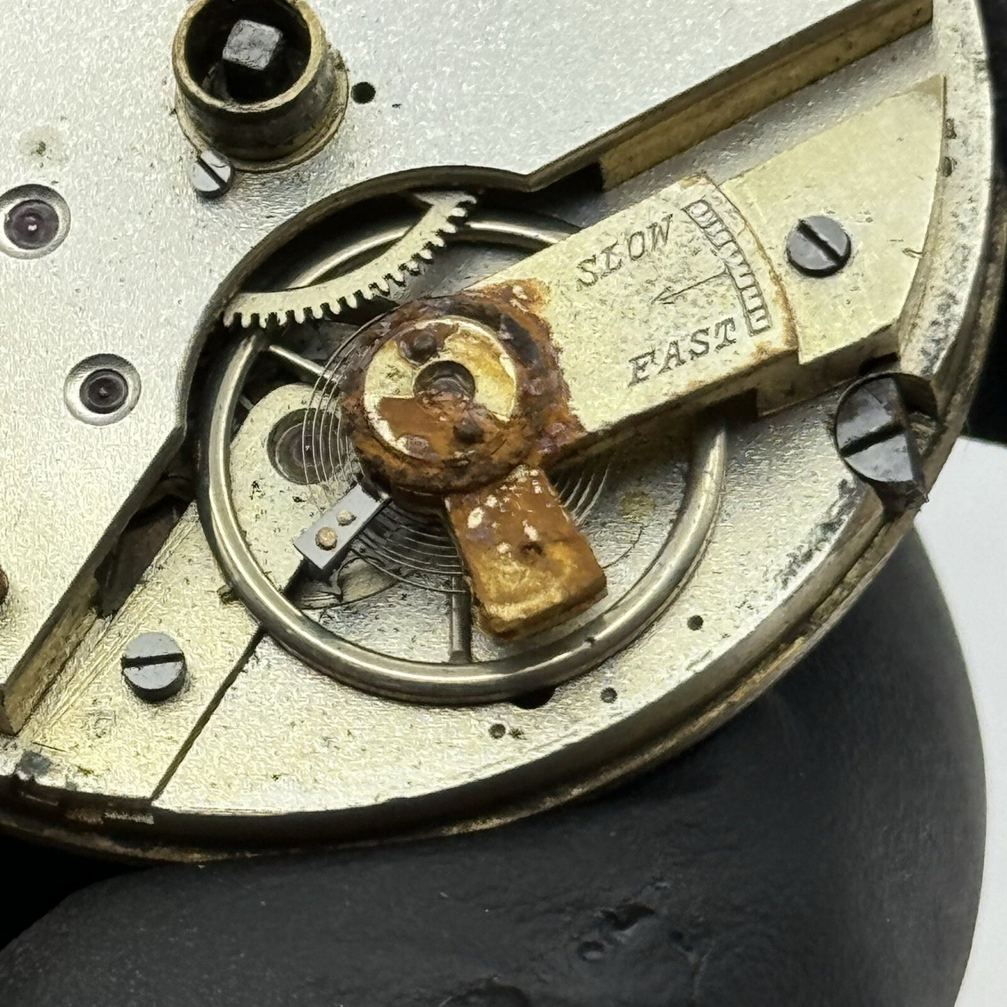 43mm Unidentified 1 x Military Hand Pocket Watch Movement Dial FOR PARTS Repair