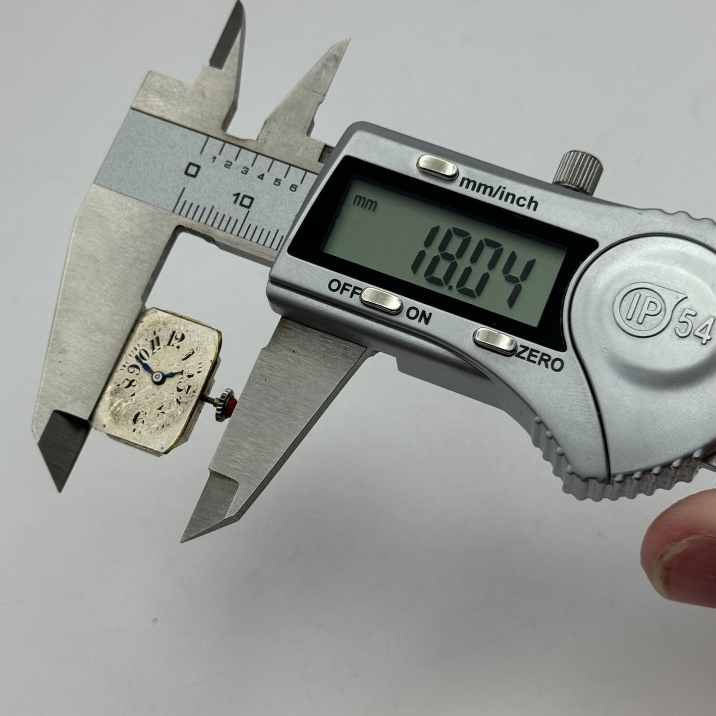 13mm Running Muro Watch Co Art Deco Manual Wind Red Crown Watch Movement PARTS