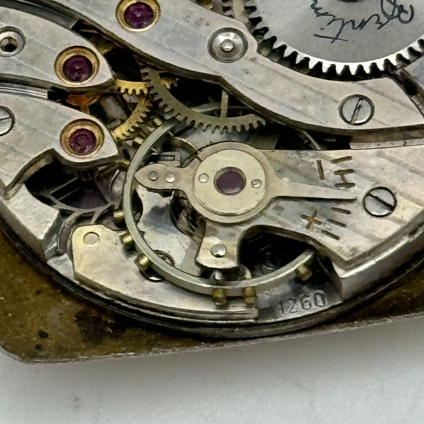 23.6mm Bentima ETA 1260 Manual Wind 15 Jewels Watch Movement Swiss Vintage PARTS