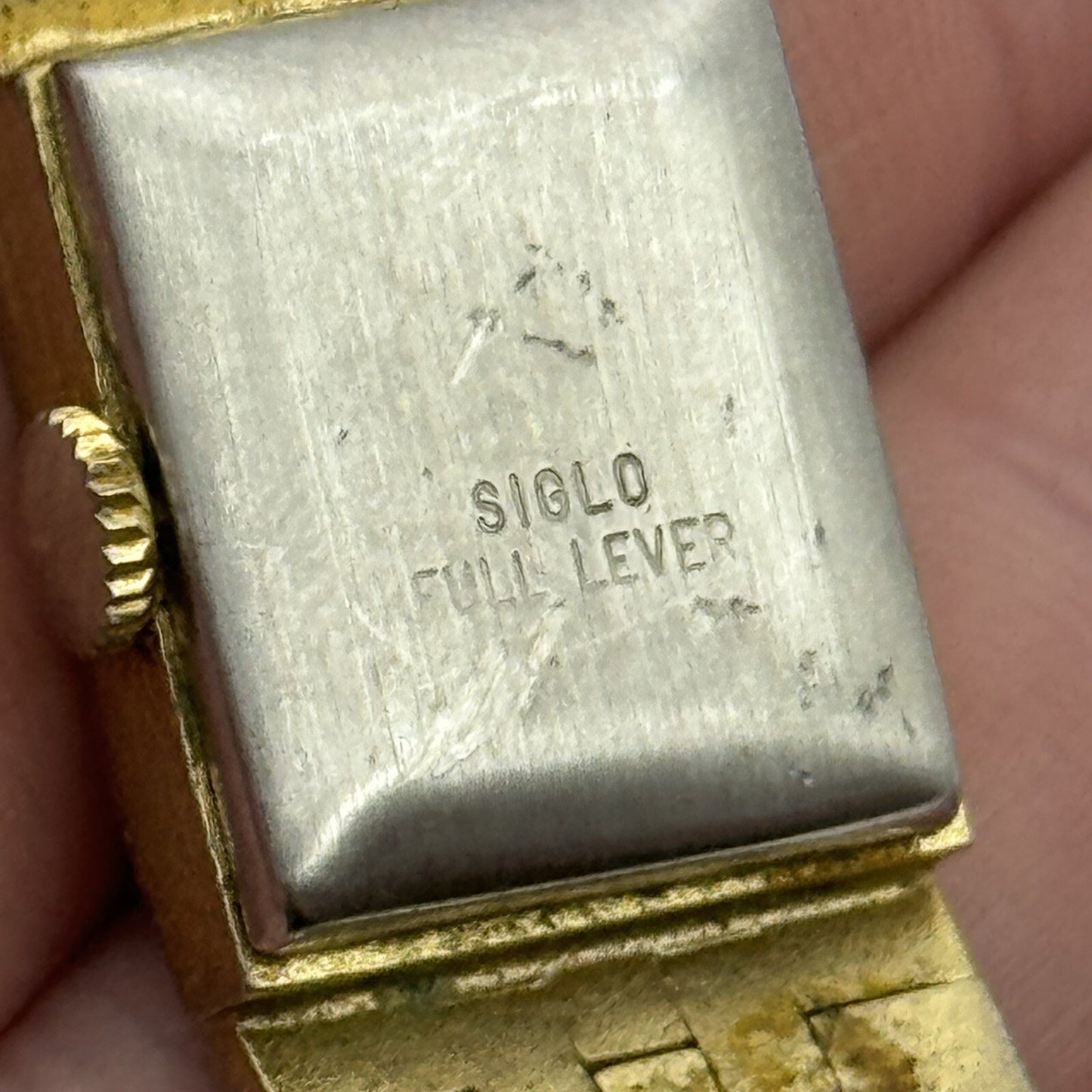 16mm Ladies Siglo Full Lever Faded Gold Manual Wind Vintage Watch 2 Mins Fast