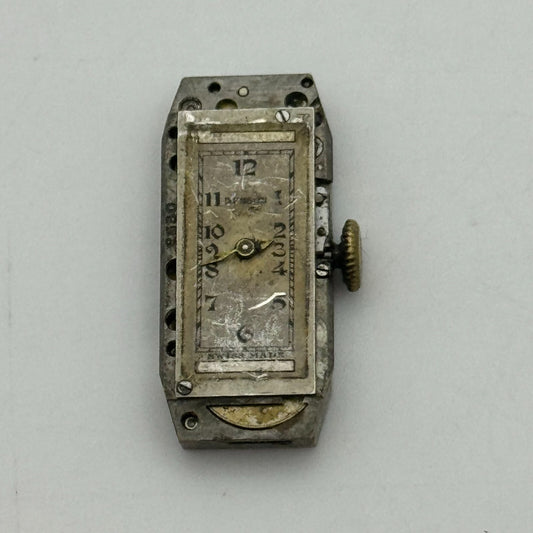 10.3mm Cyma Tavannes Ref 354 Manual Wind 15 Jewels Swiss Watch Movement PARTS
