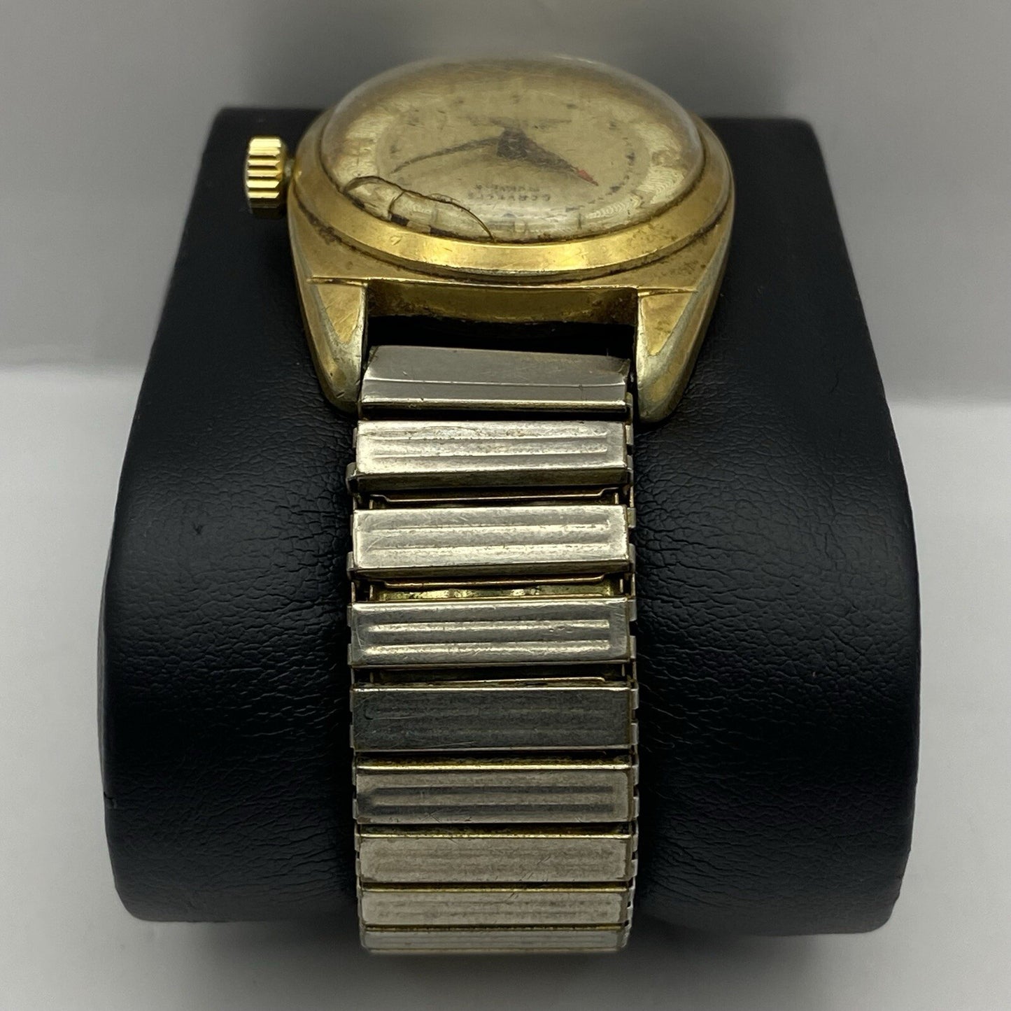 27mm Ladies Manual Wind Corvette Shock Protected Watch To Repair NON WORKING