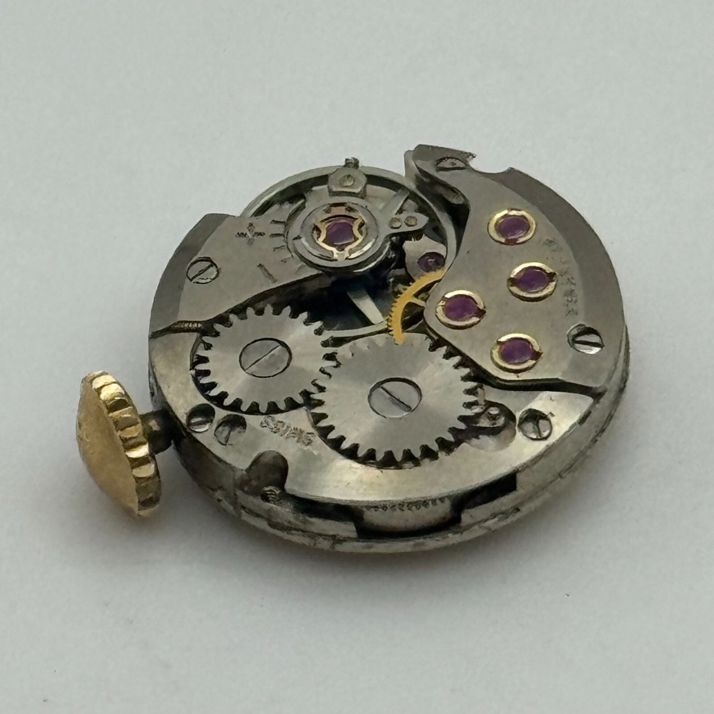 15.5mm Running Rotary ETA 2412 Manual Wind 21 Jewels Swiss Watch Movement PARTS