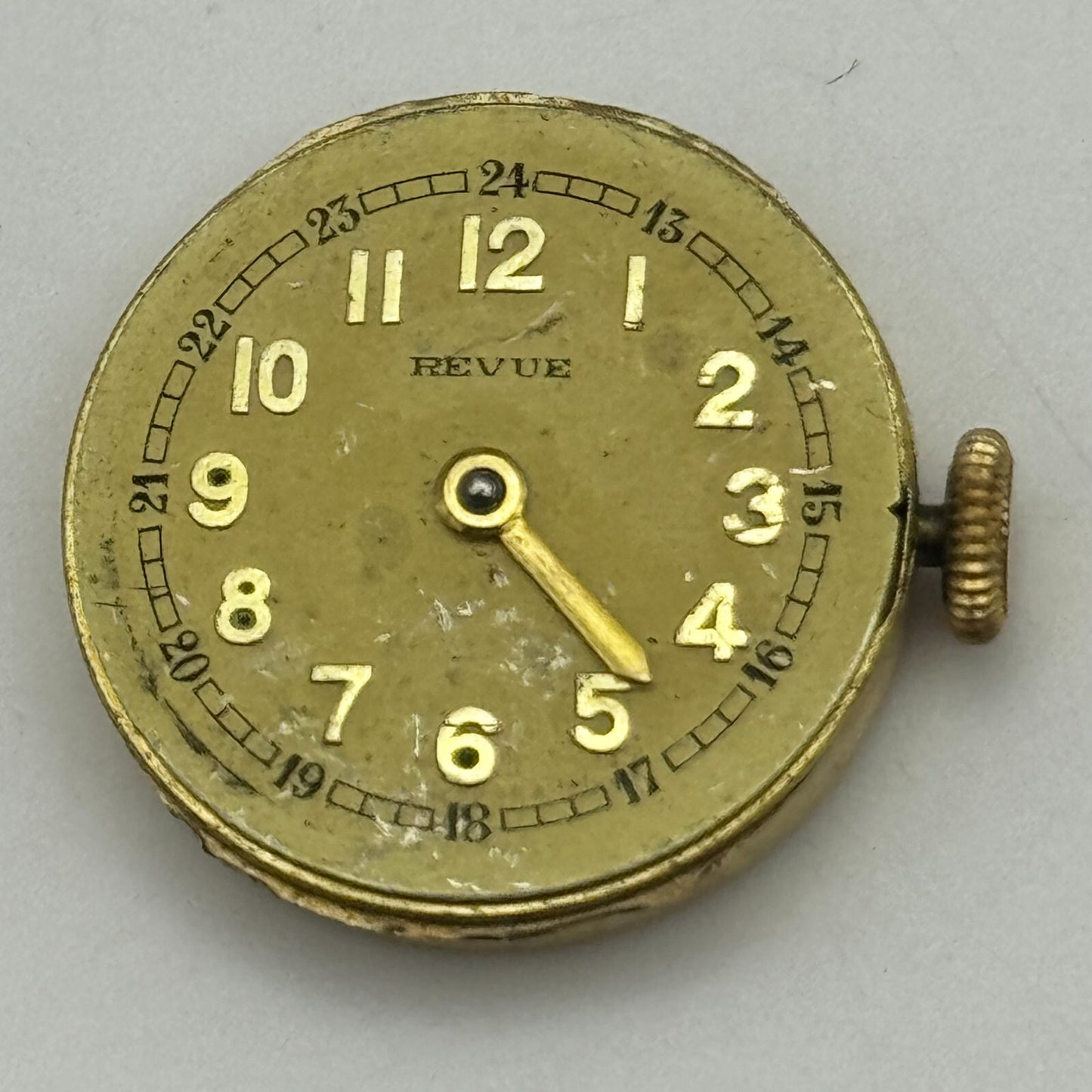 19.9mm Revue GT Cal 42 Manual Wind Watch Movement Swiss Vintage PARTS SPARES