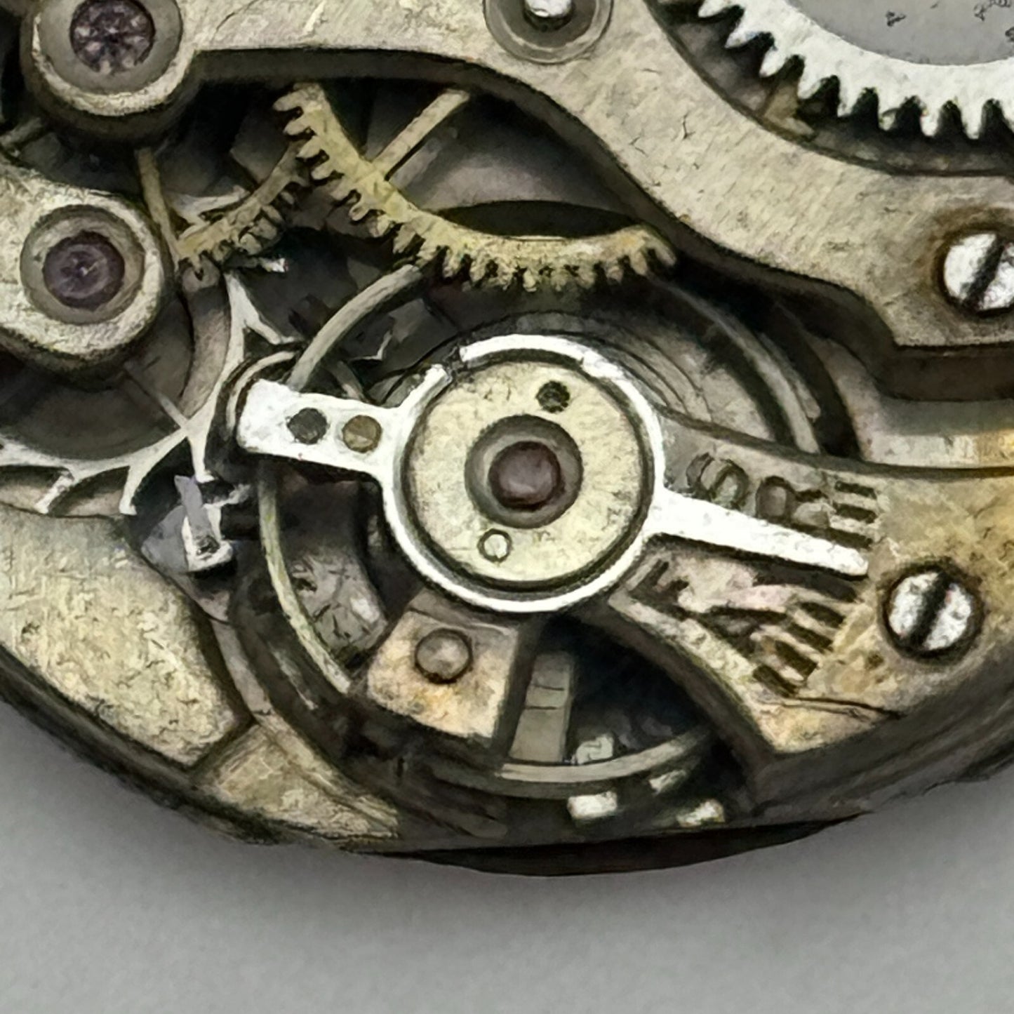 23.6mm Sapho Watch Co 15 Jewels Trench Watch Movement Manual Wind PARTS SPARES