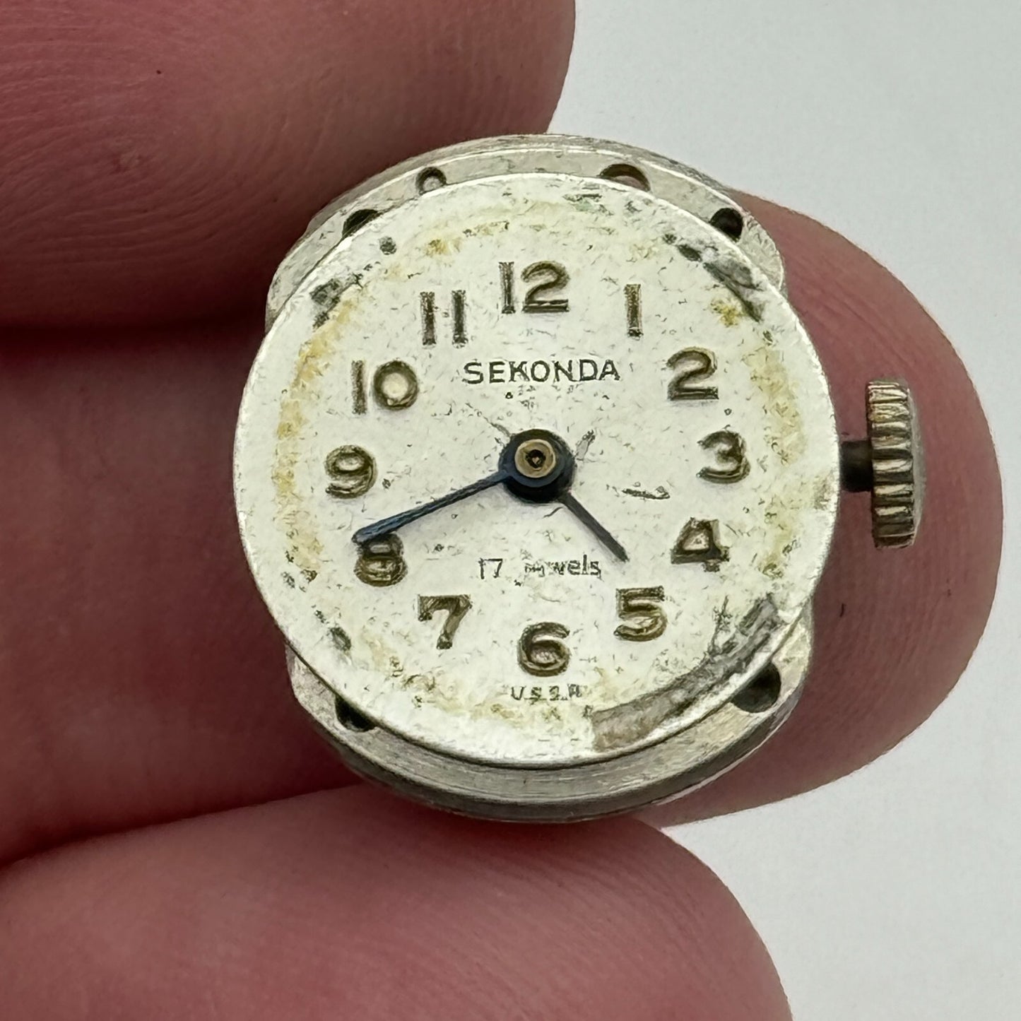 13.5mm Ladies Running Sekonda Slava Cal 1601 Vintage Soviet Watch Movement PARTS