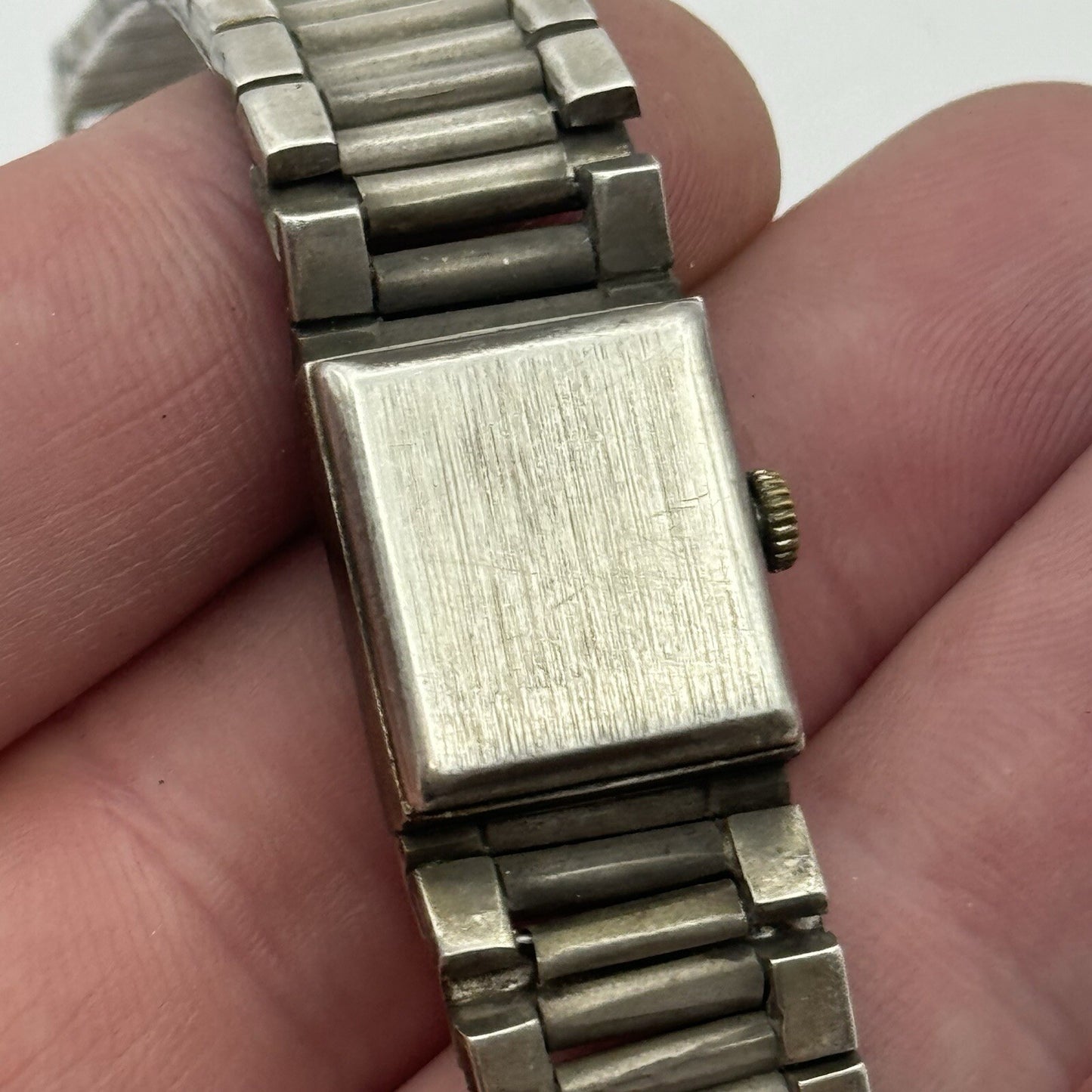 15mm Ladies Manual Wind Talis 925 Sterling Silver Watch NON WORKING