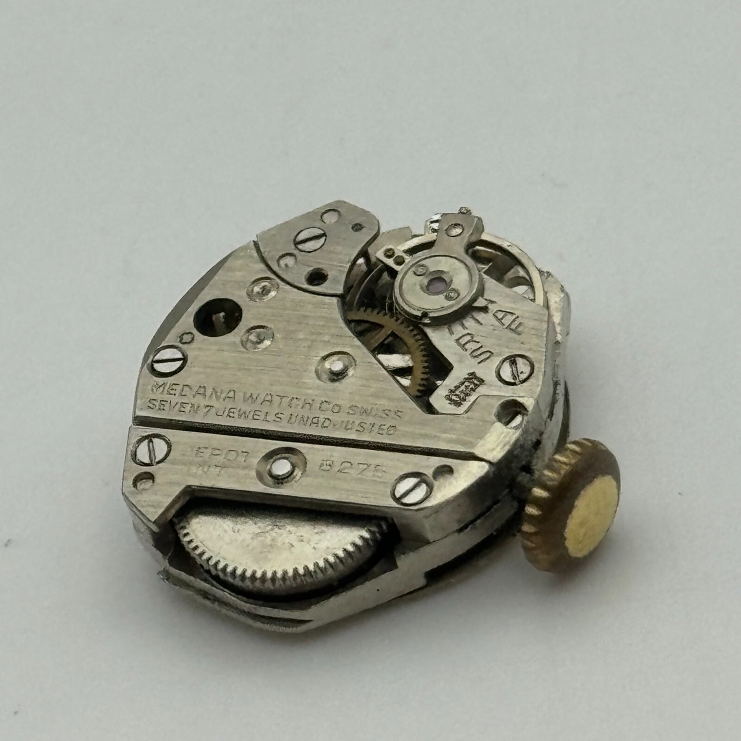 15mm Ladies Medana Cal 8275 Manual Wind 7 Jewels Watch Movement Swiss Made PARTS