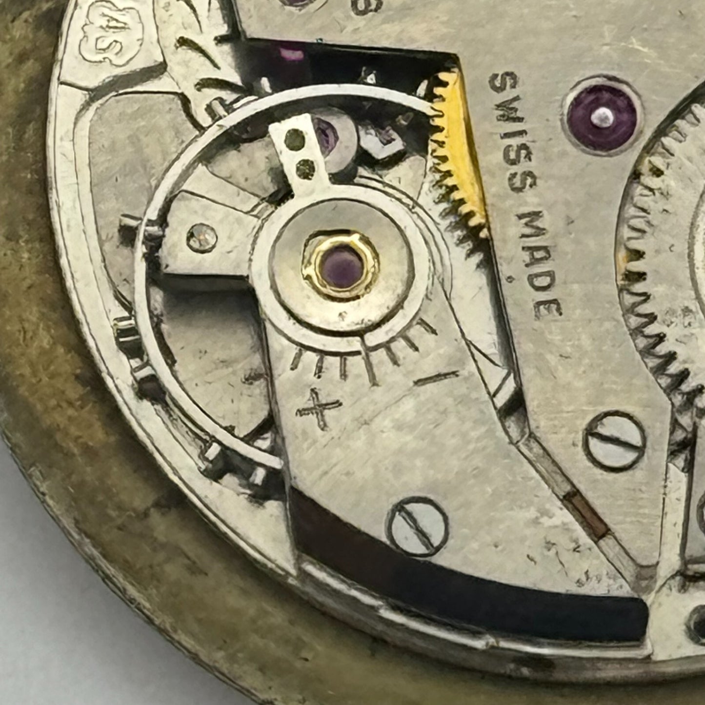 23.7mm Running Nivada AS 1525 1526 Manual Wind Swiss Watch Movement PARTS SPARES