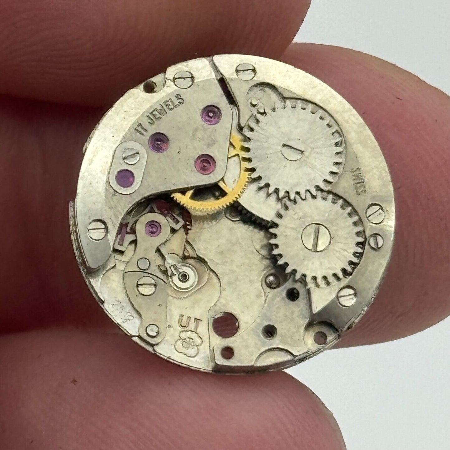 17.4mm Ladies ETA UT 2512 Manual Wind 17 Jewels Watch Movement PARTS REPAIR