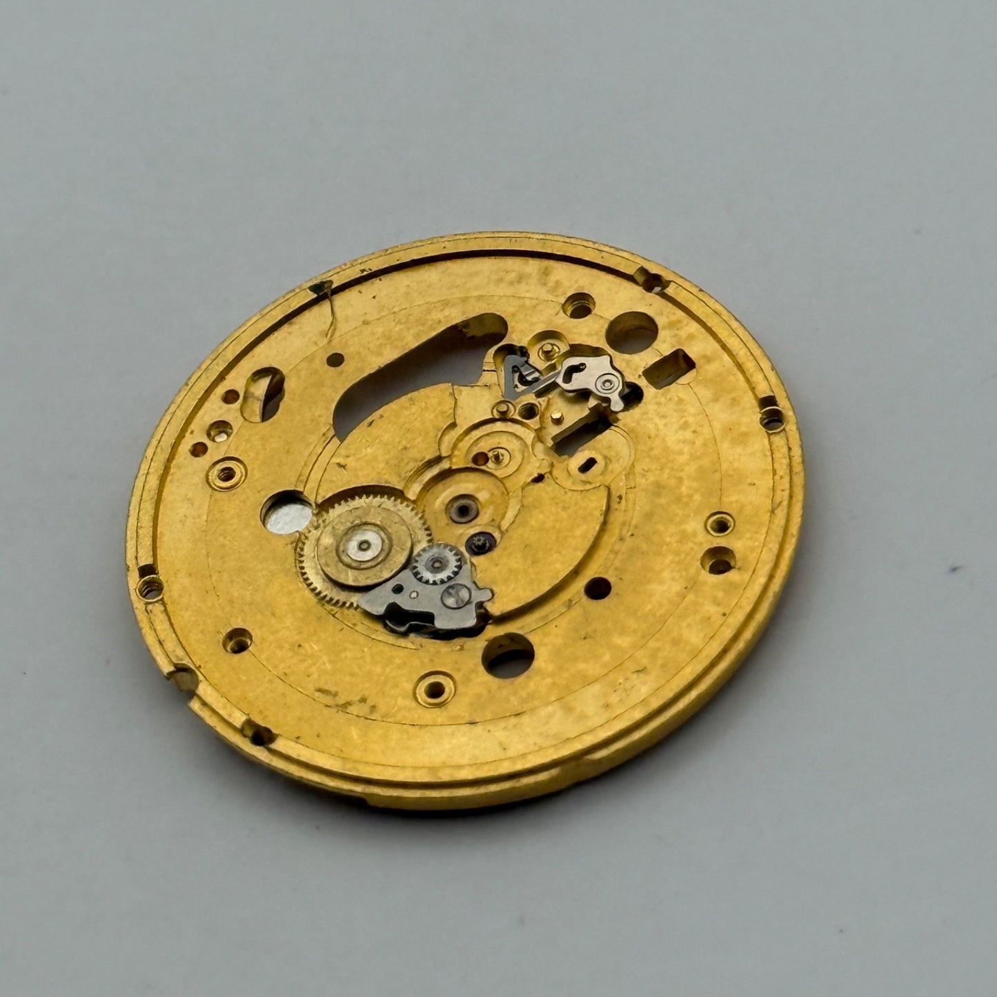 ETA 955.112 Watch Movement Main Plate Quartz Vintage Swiss Parts Repair 26.1mm