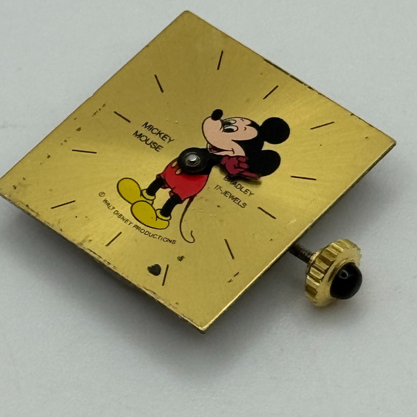 19.5mm Running Mickey Mouse Bradley Walt Disney RAX 6061-21 Watch Movement PARTS