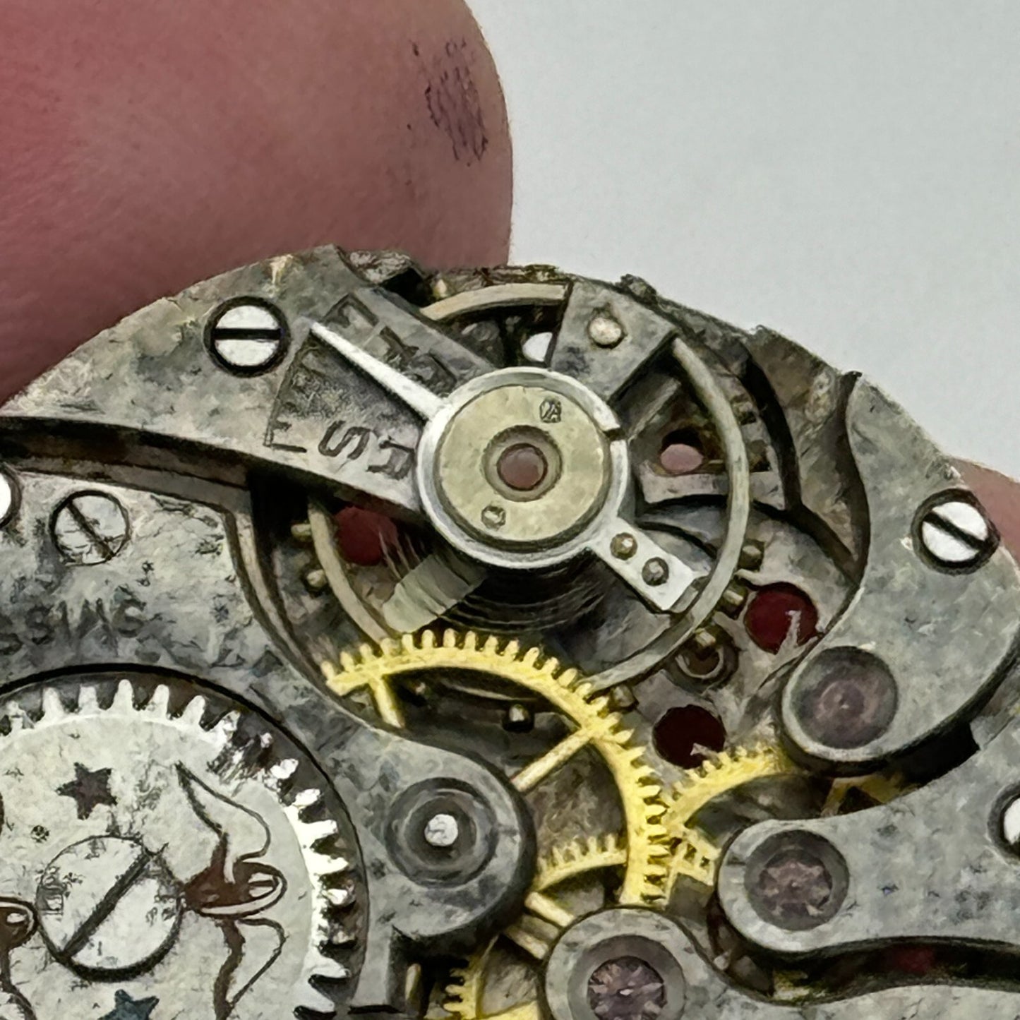 23.6mm AS 489 A Schild Balance Intact Manual Wind Swiss Watch Movement PARTS