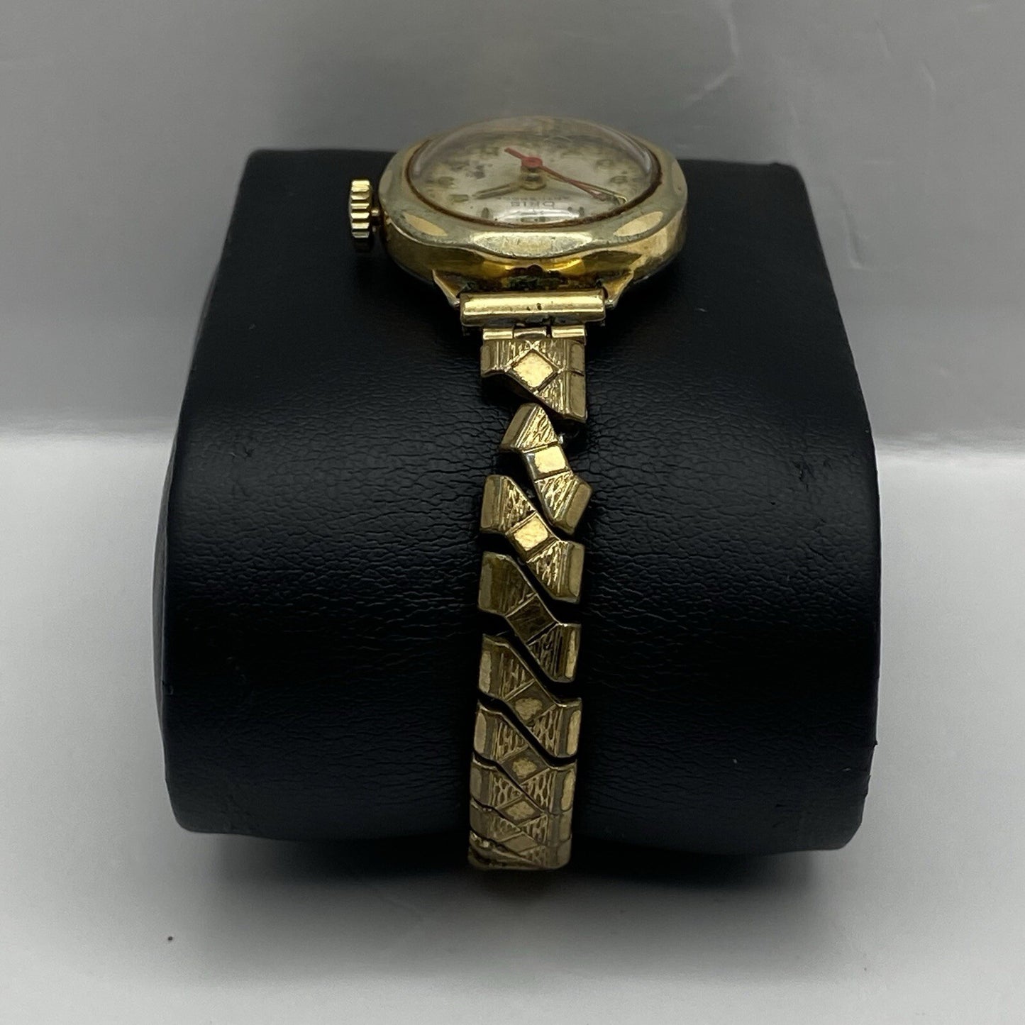 21mm WORKING Vintage Oris 612 KIF Gold Plated Centre Seconds Watch 3 MINS FAST