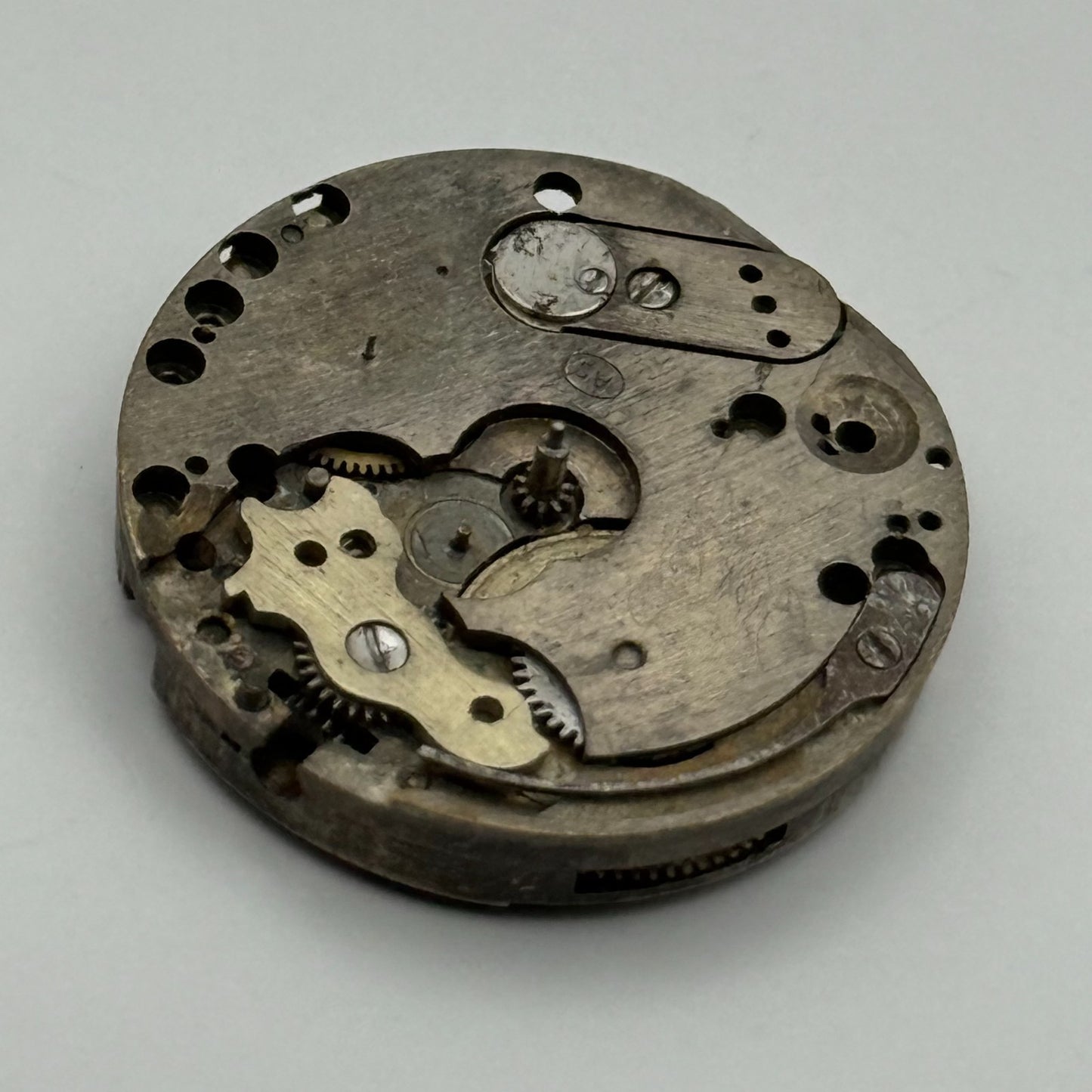 AS A Schild Watch Movement Manual Wind Vintage Swiss Parts Repair Spares 23.7mm