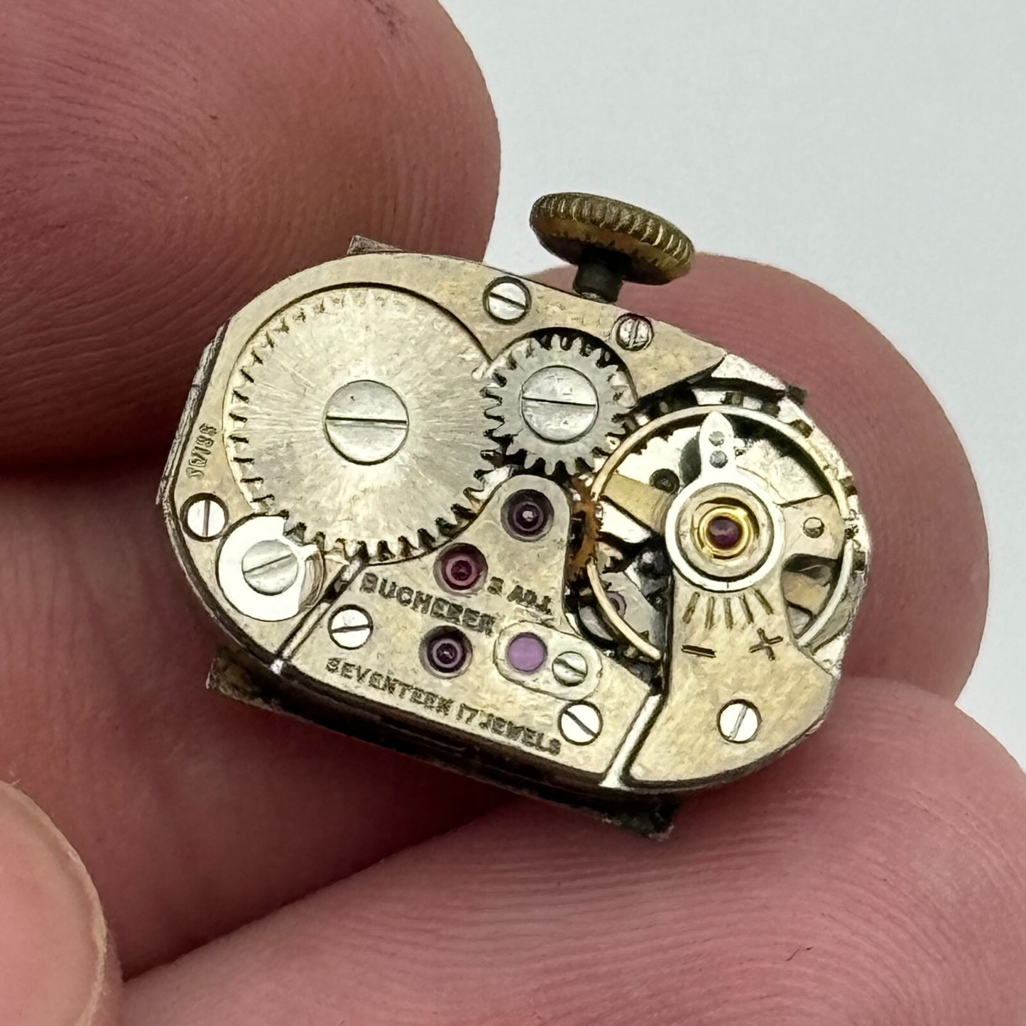 12.8mm Running Bucherer ETA 2355 Manual Wind Watch Movement PARTS REPAIR