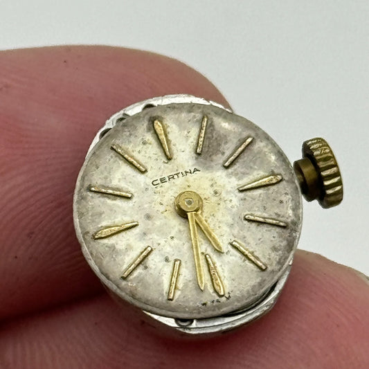 12.7mm Ladies Certina 13-20 Balance Ok Manual Wind Swiss Watch Movement PARTS