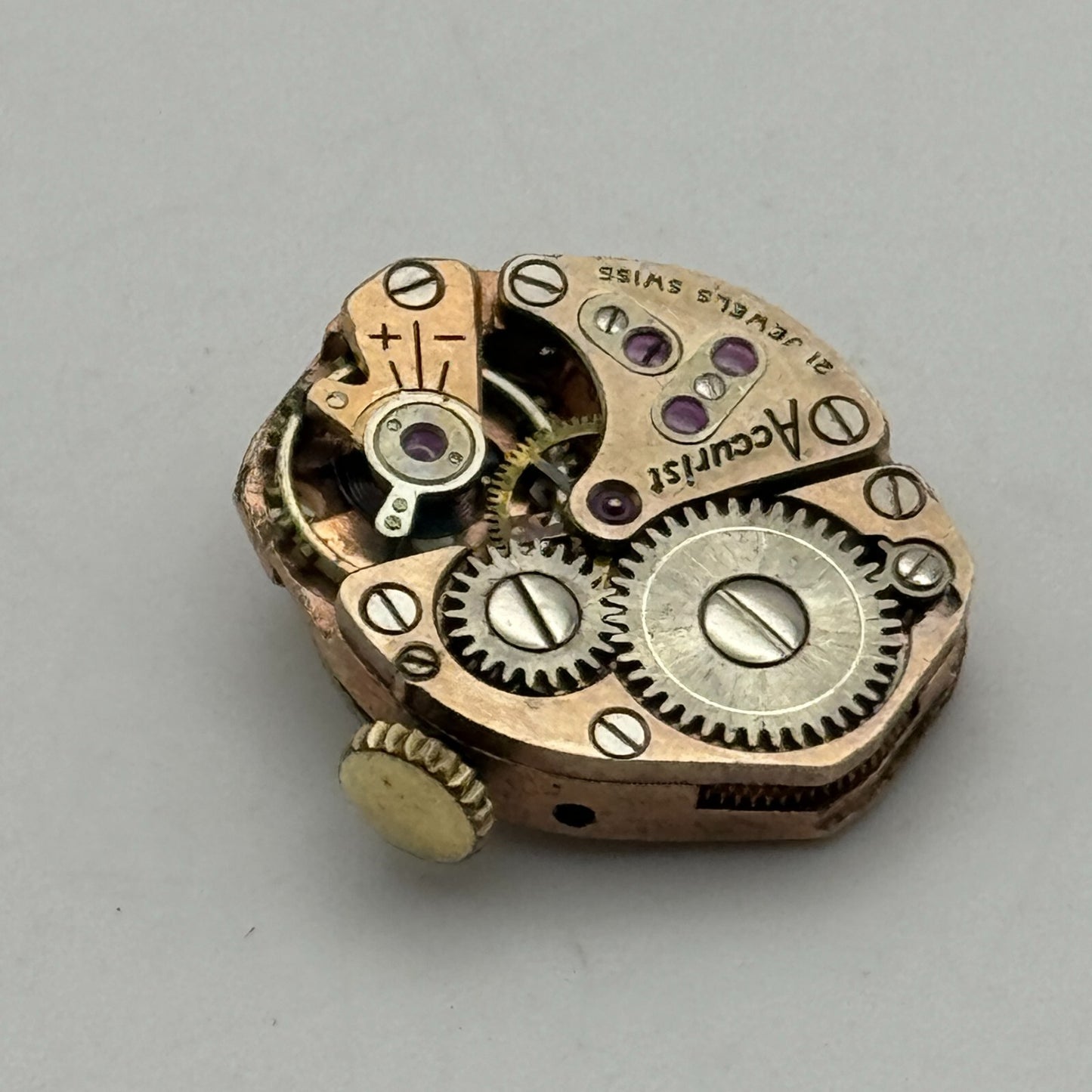 15mm Ladies Accurist FHF 60 Manual Wind Watch Movement Swiss Vintage PARTS