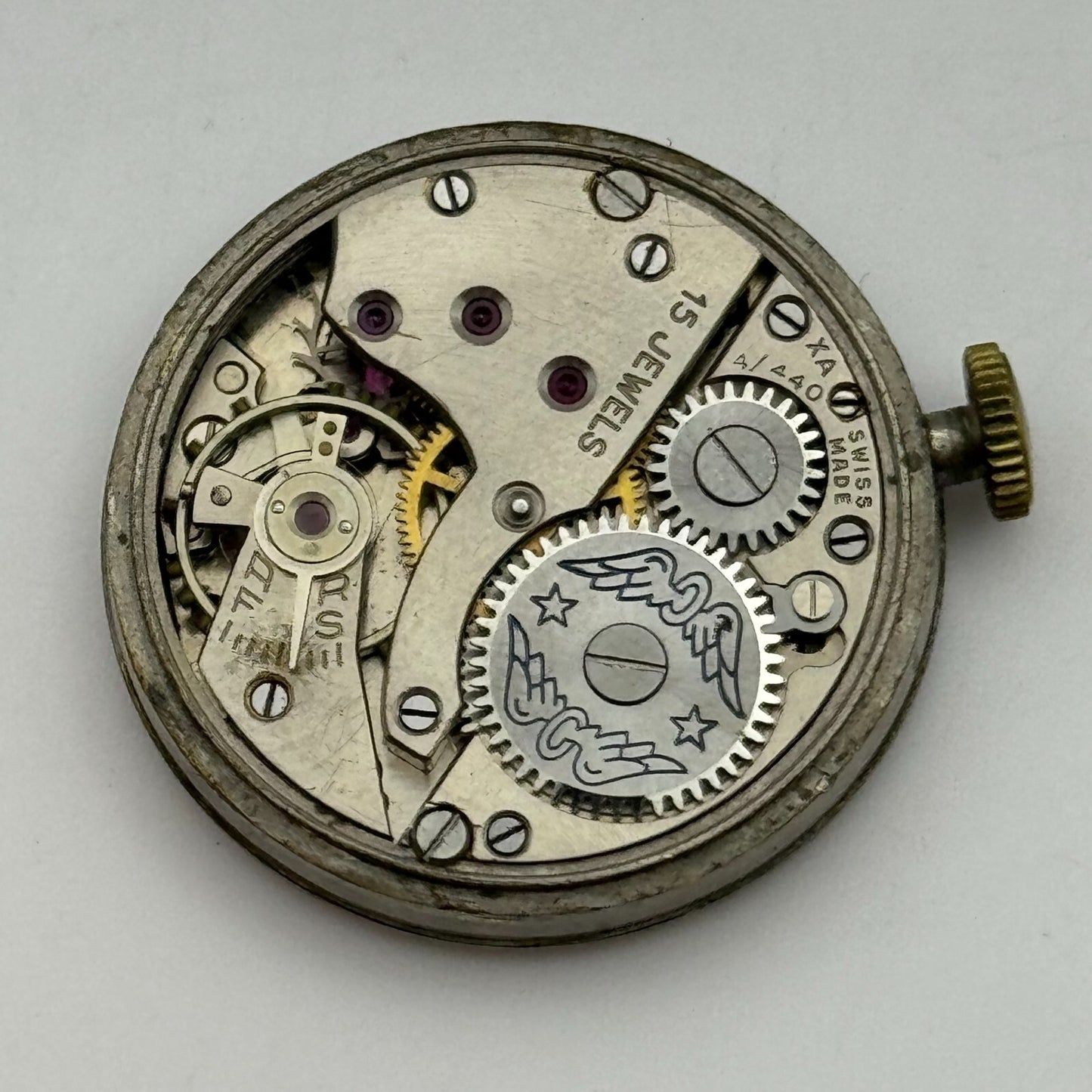 26.8mm Running Rotary Super Sports 4/440 Manual Wind Swiss Watch Movement PARTS