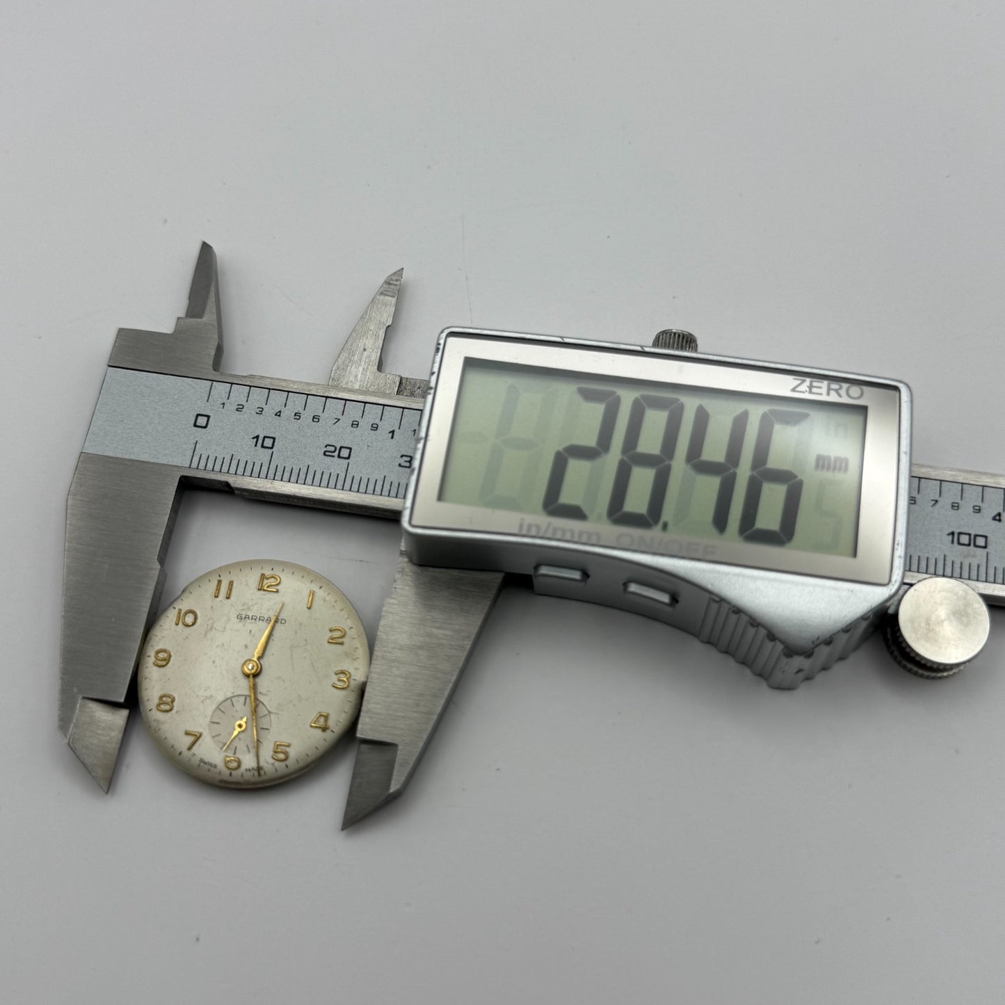 ETA 1120 Watch Movement Garrard Manual Wind Vintage Swiss Parts Repair 26.5mm