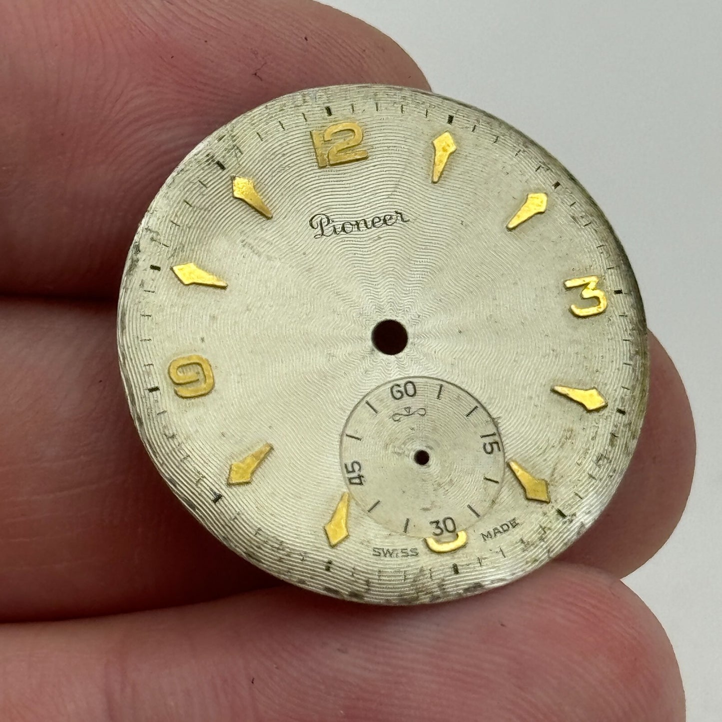 28.6mm Pioneer FHF Cal 70 Balance Ok Watch Movement Swiss Vintage PARTS SPARES