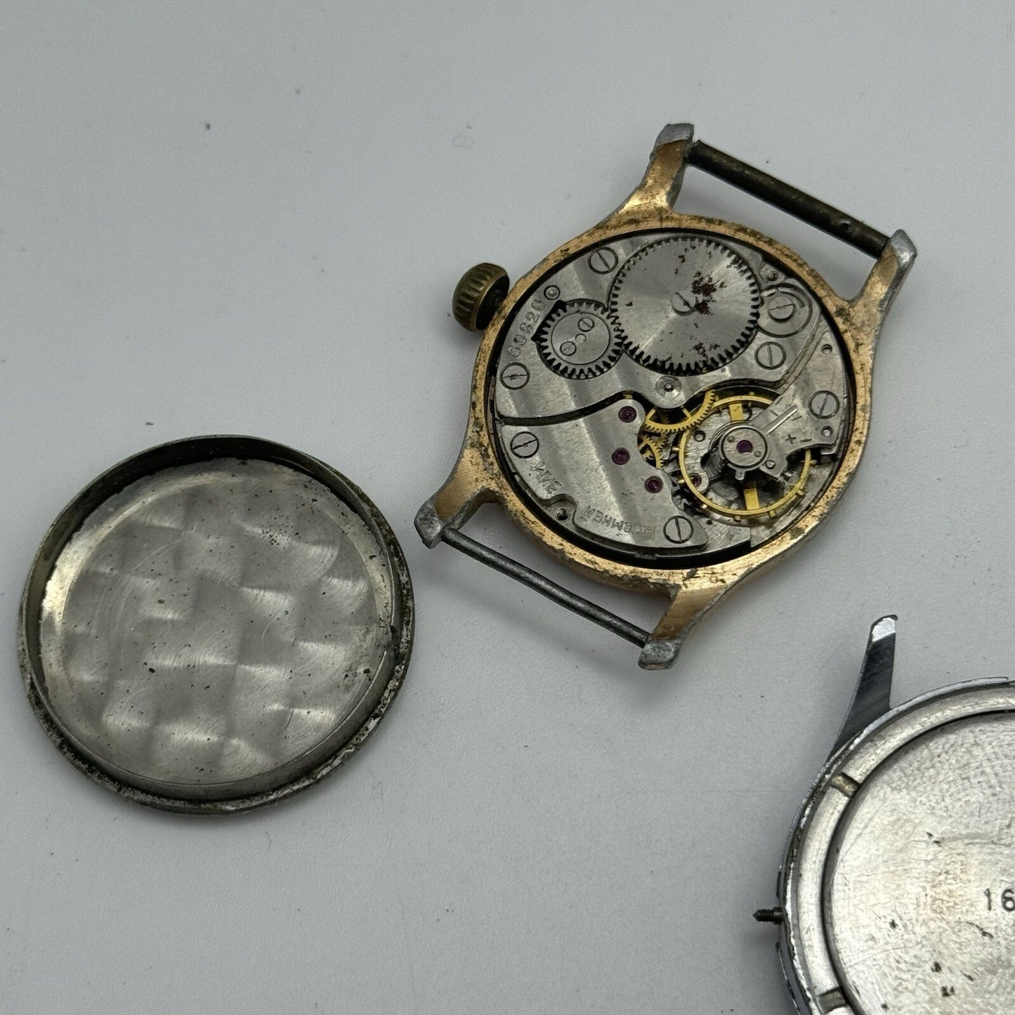 6 x Vintage Soviet Manual Wind Watch Heads For Parts Repair Job Lot Bundle