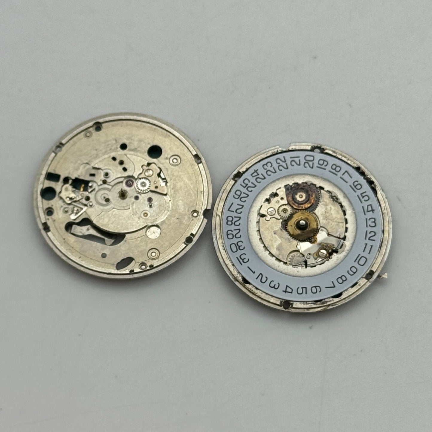 23.8mm 2 x ETA 955.414 Swiss 7 Jewels Quartz Watch Movement Vintage PARTS SPARES