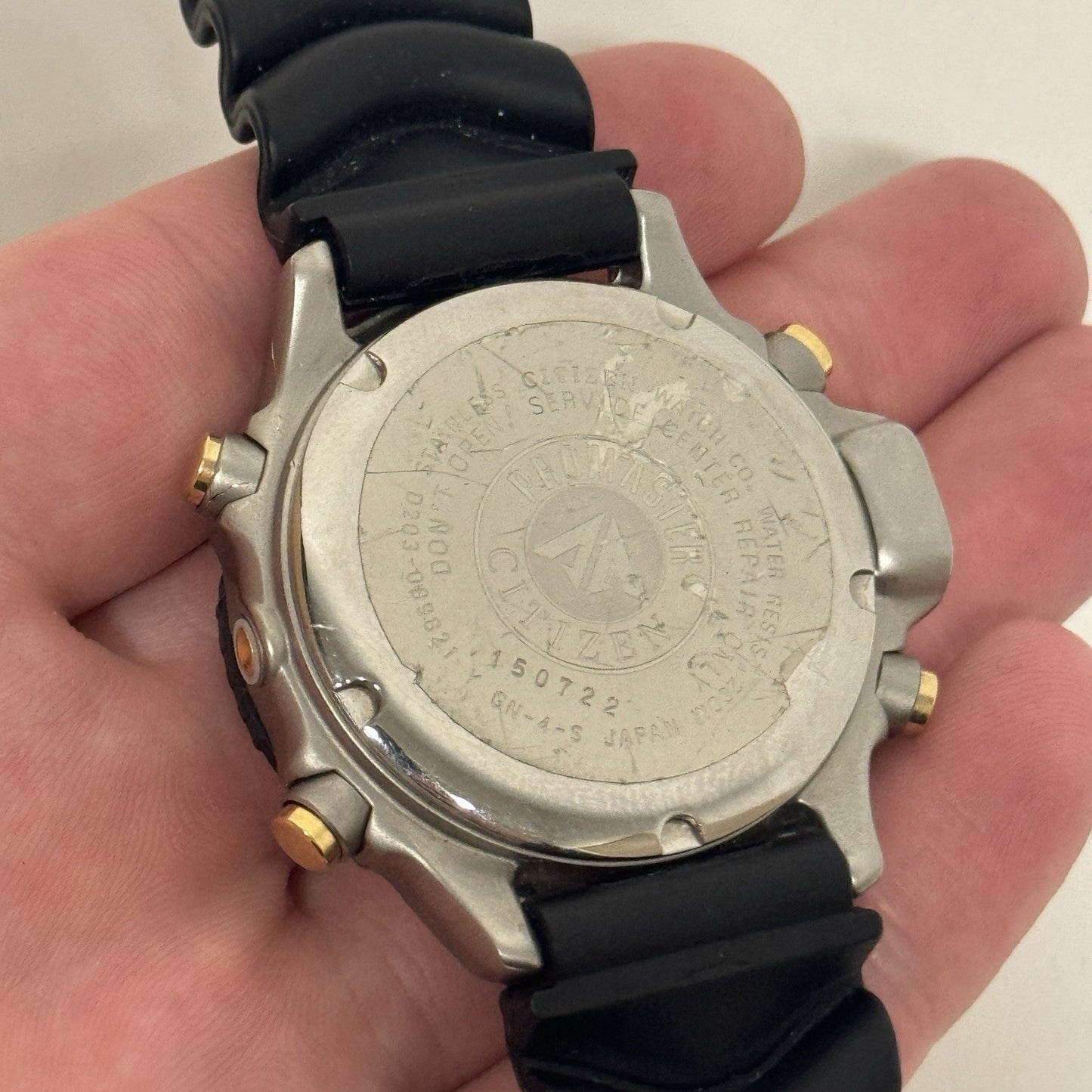 46mm Citizen Promaster Hyper Aqualand D203-089821 Digital Watch Runs To Repair