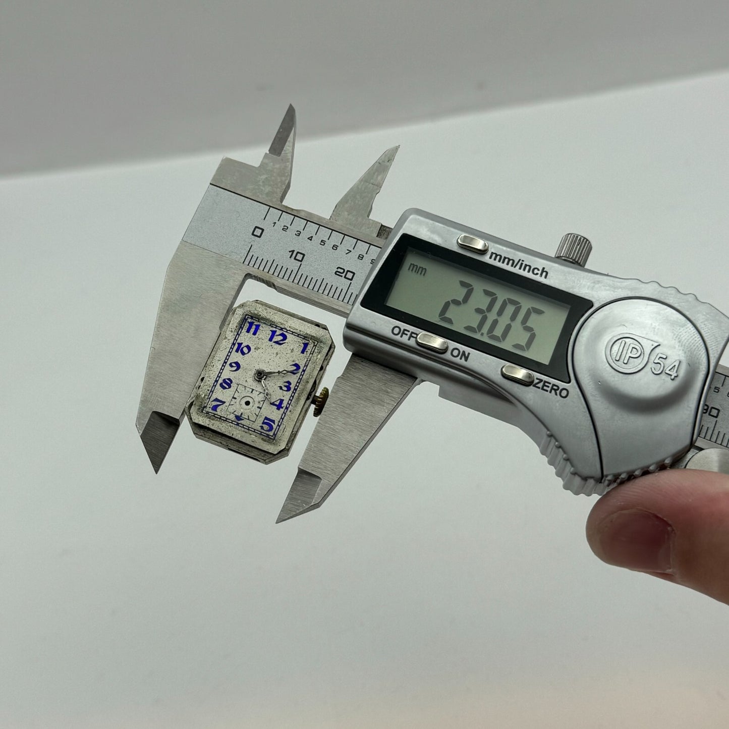 20.5mm Running Rotary Maximus Cal 54 Tank Watch Movement Manual Wind PARTS