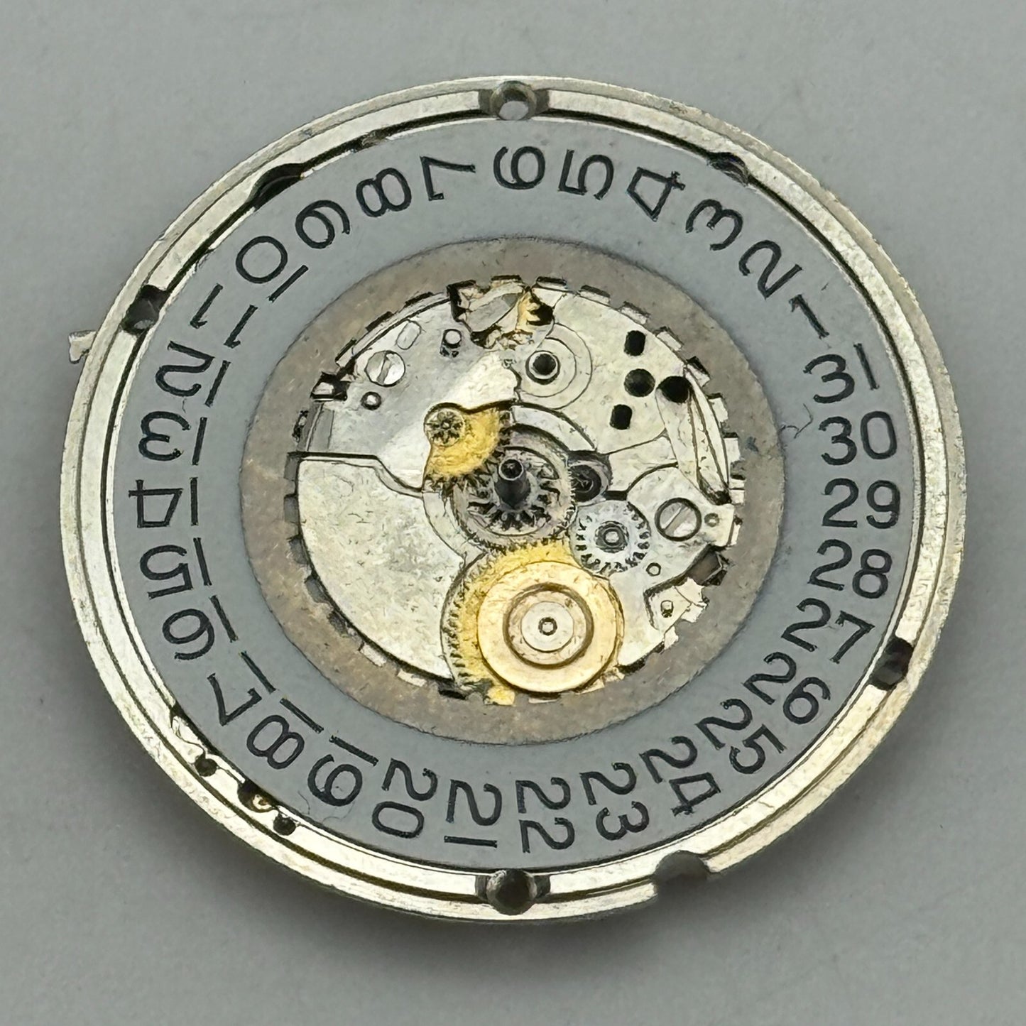 23.8mm ETA 555.411 Swiss 5 Jewels Quartz Partial Watch Movement Vintage PARTS