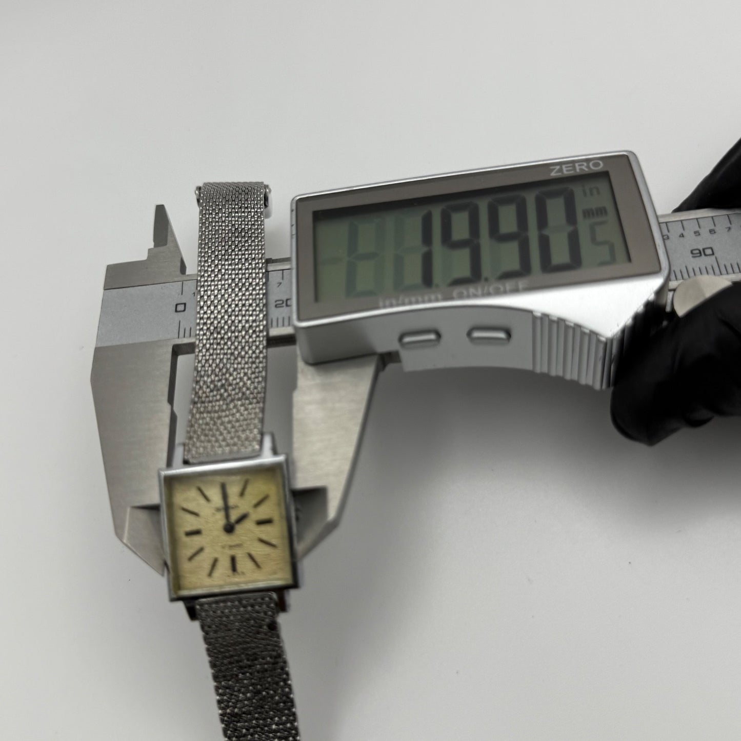 19mm Vintage Second 17 Jewels USSR Soviet Mesh Manual Wind Watch PARTS / REPAIR