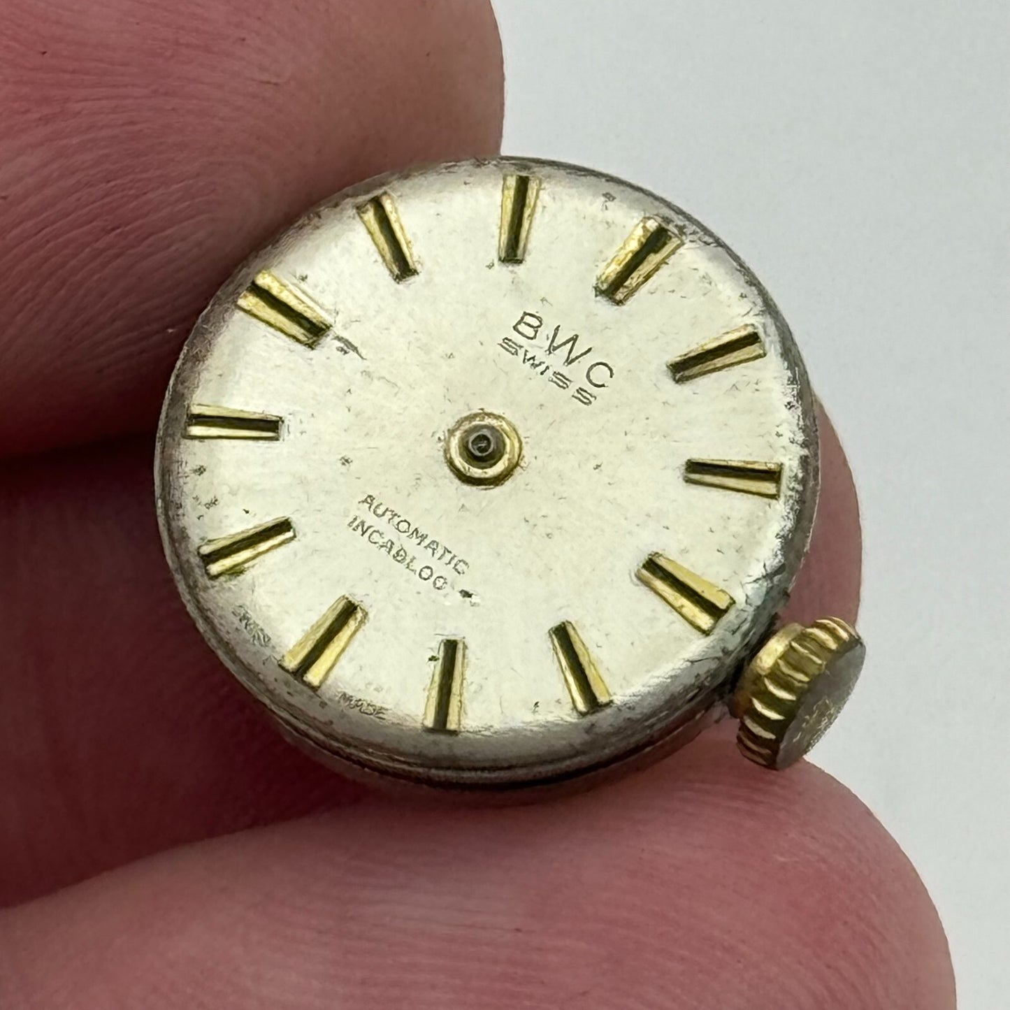 17.4mm BWC ETA 2550 Swiss Manual Wind 21 Jewels Watch Movement PARTS REPAIR