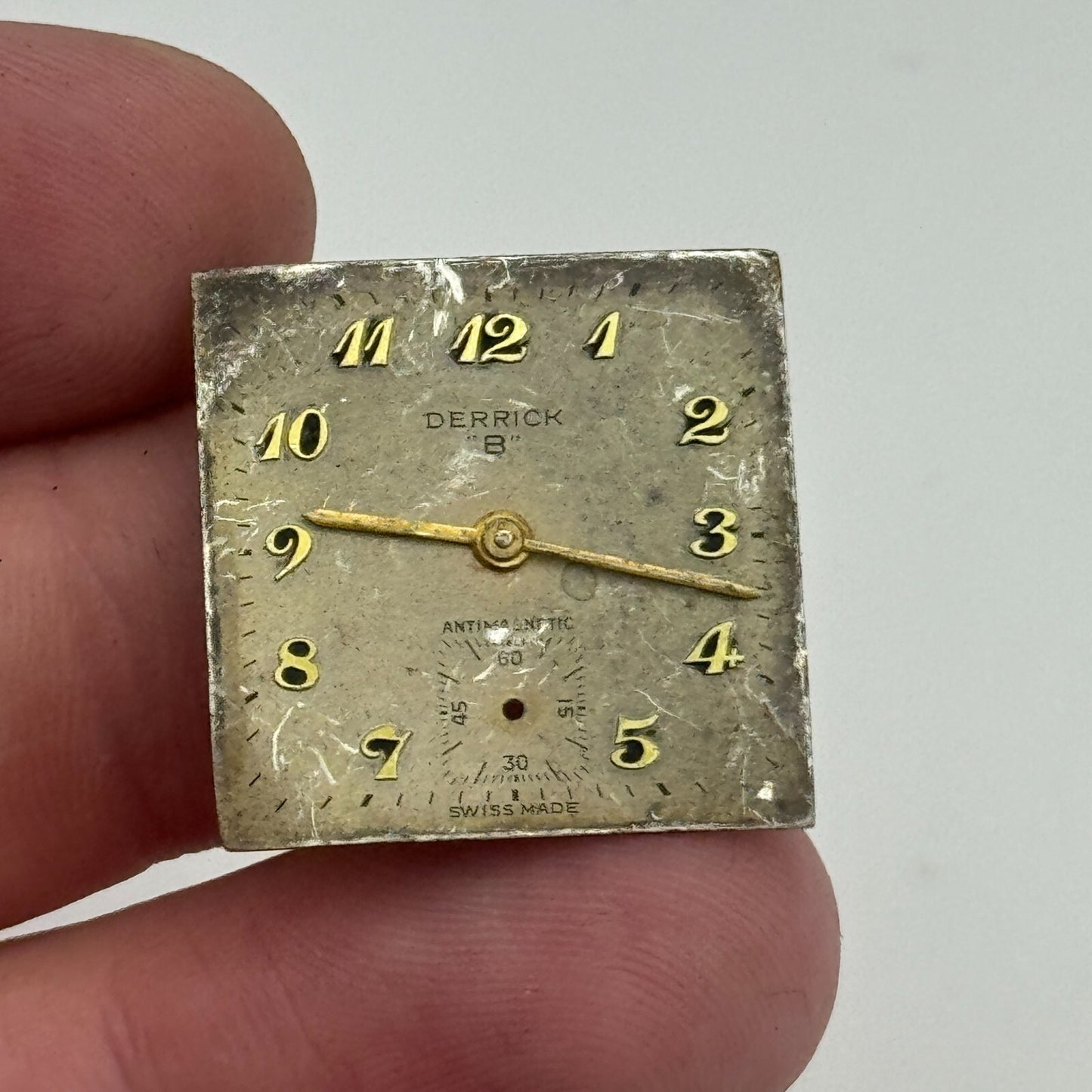 24mm Derrick Arogno A 120 Balance Ok Manual Wind Swiss Watch Movement PARTS