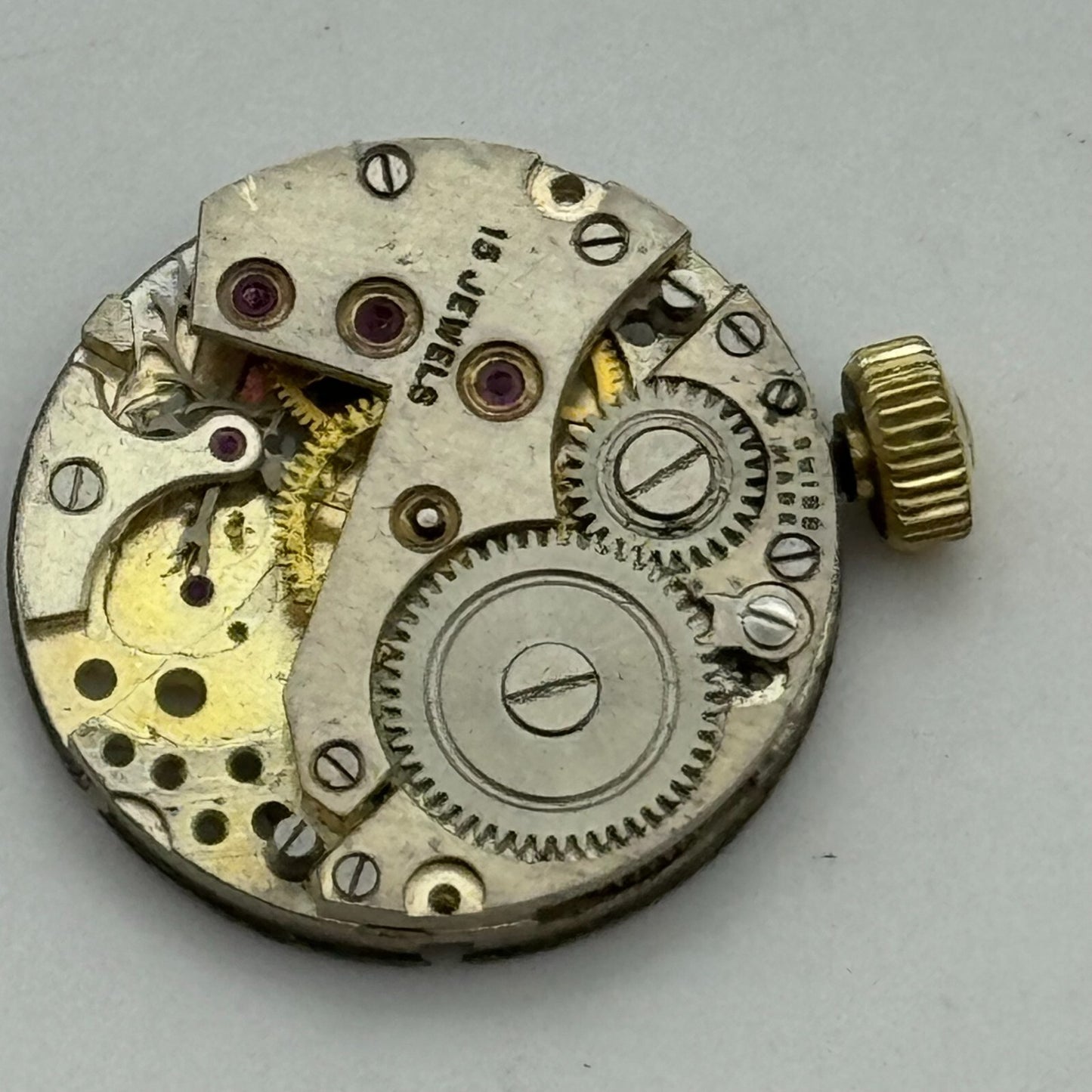19.6mm AS 970 A Schild Manual Wind 15 Jewels Vintage Swiss Watch Movement PARTS